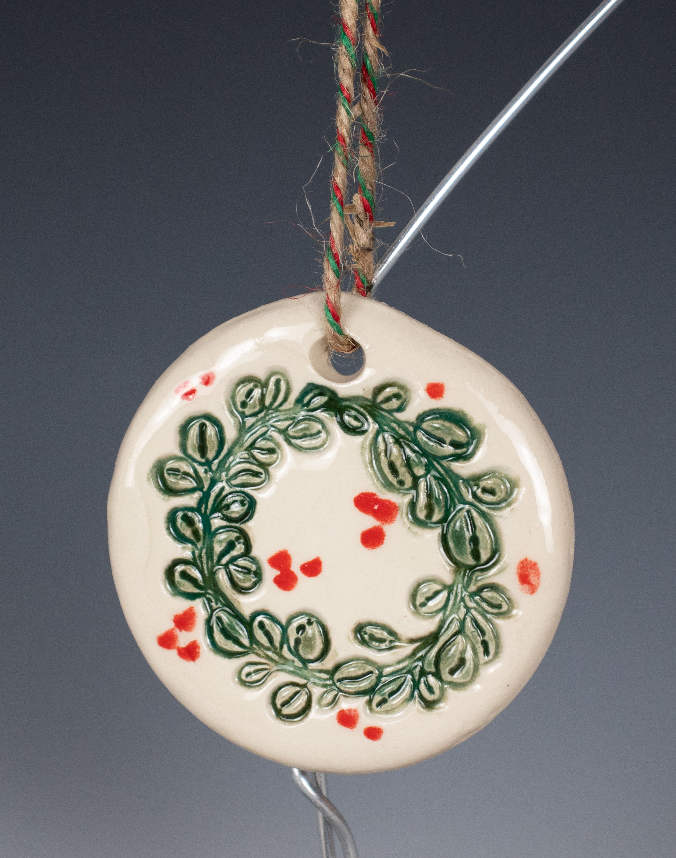 Hand-Painted Holiday Ornament