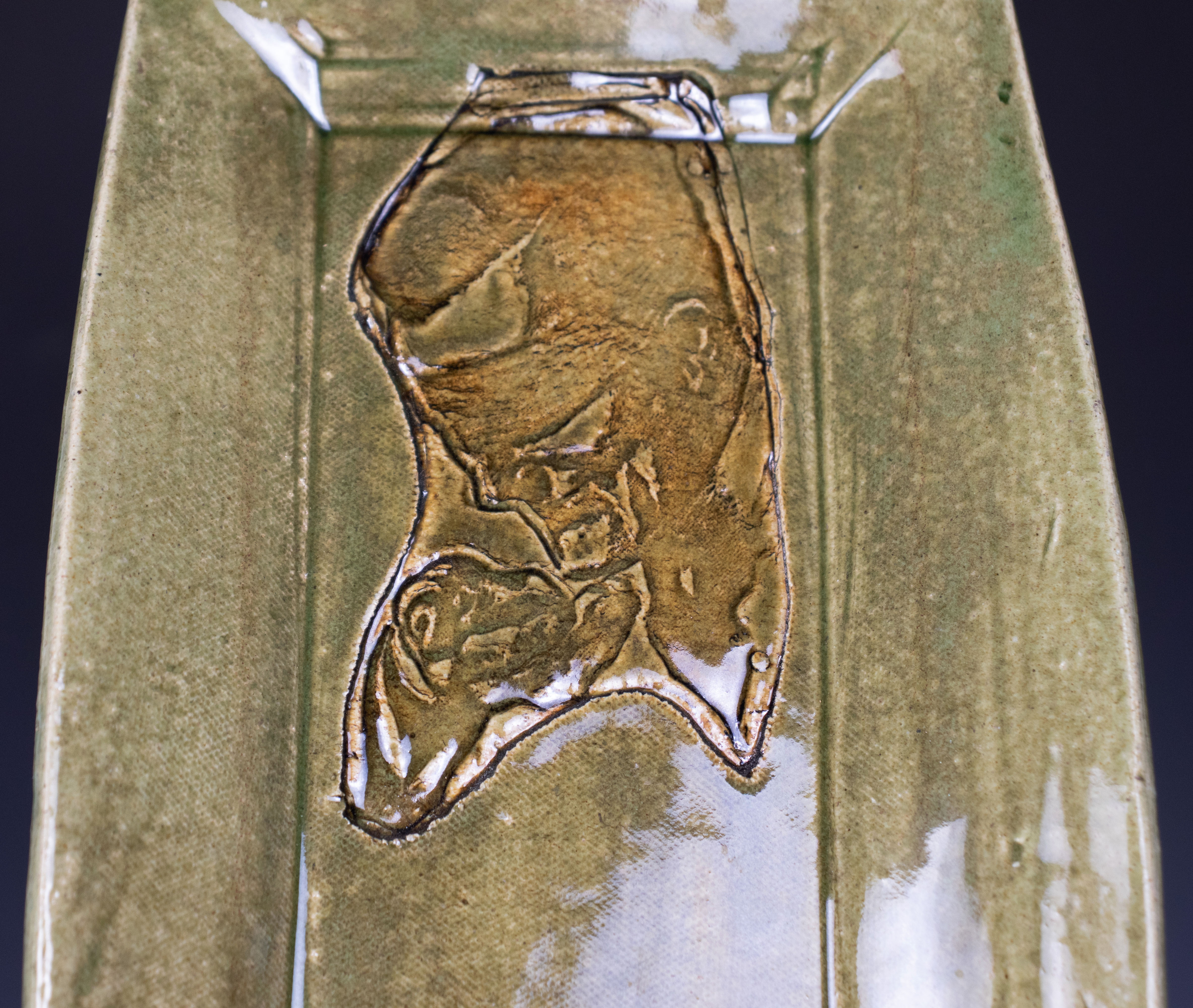 Two Trays with Old School Tobacco Ad Imprints