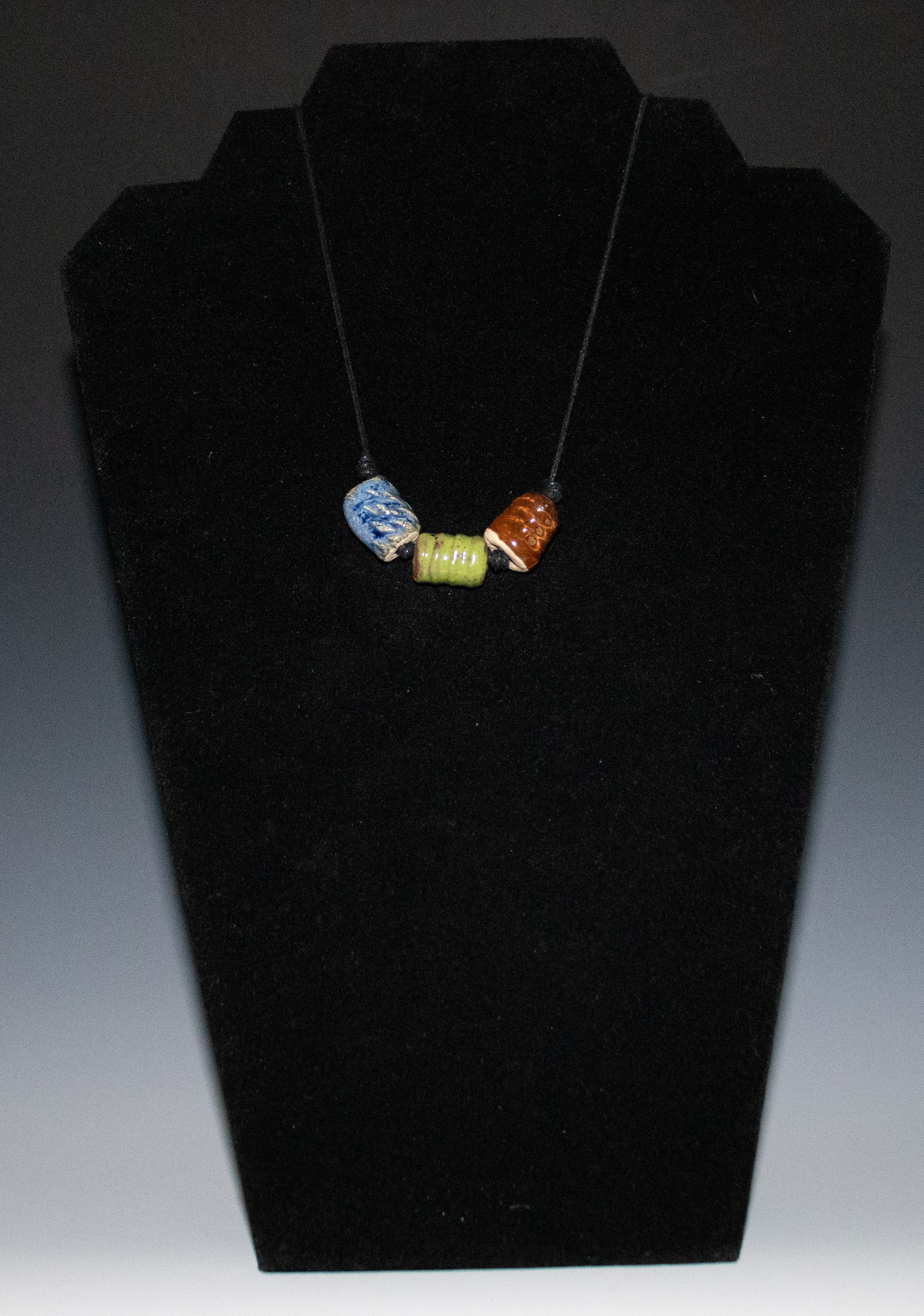 Handmade Ceramic Bead Necklace