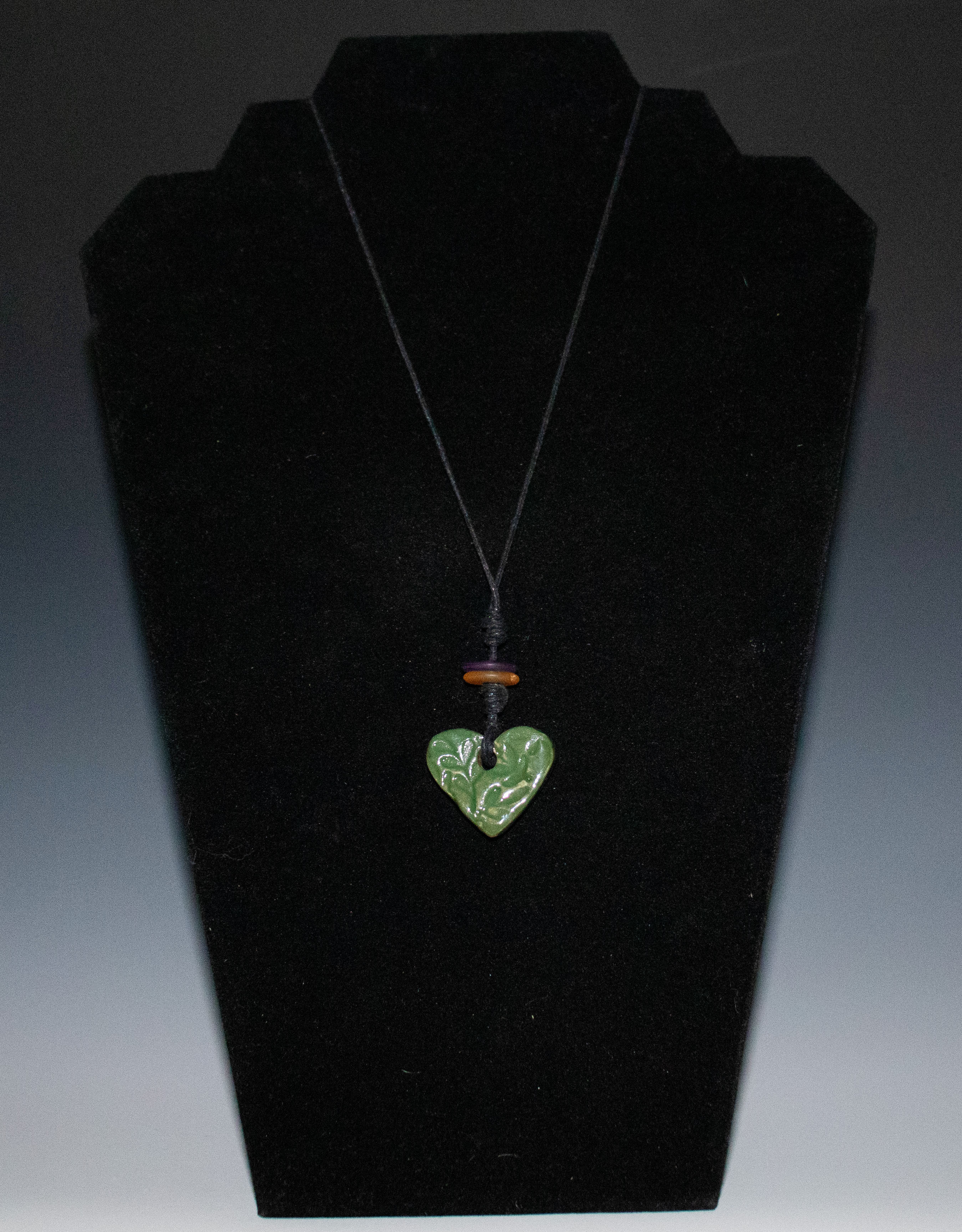 Handcrafted Ceramic Heart Necklace