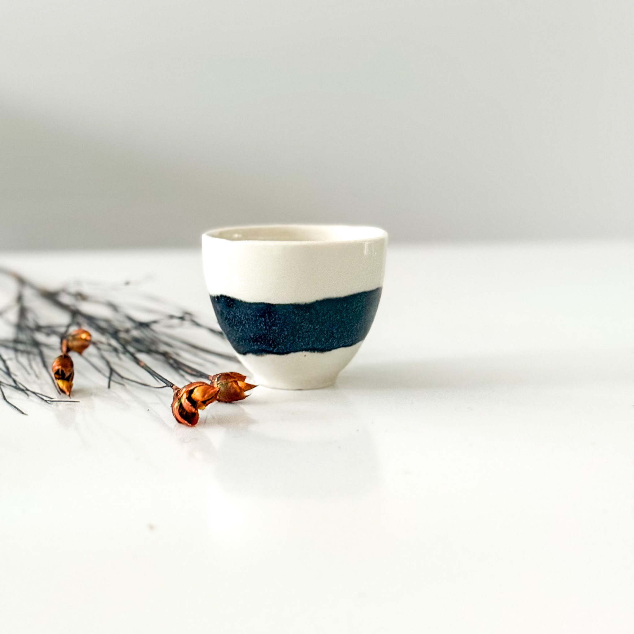 Porcelianinis espresso puodelis "GRANITE"