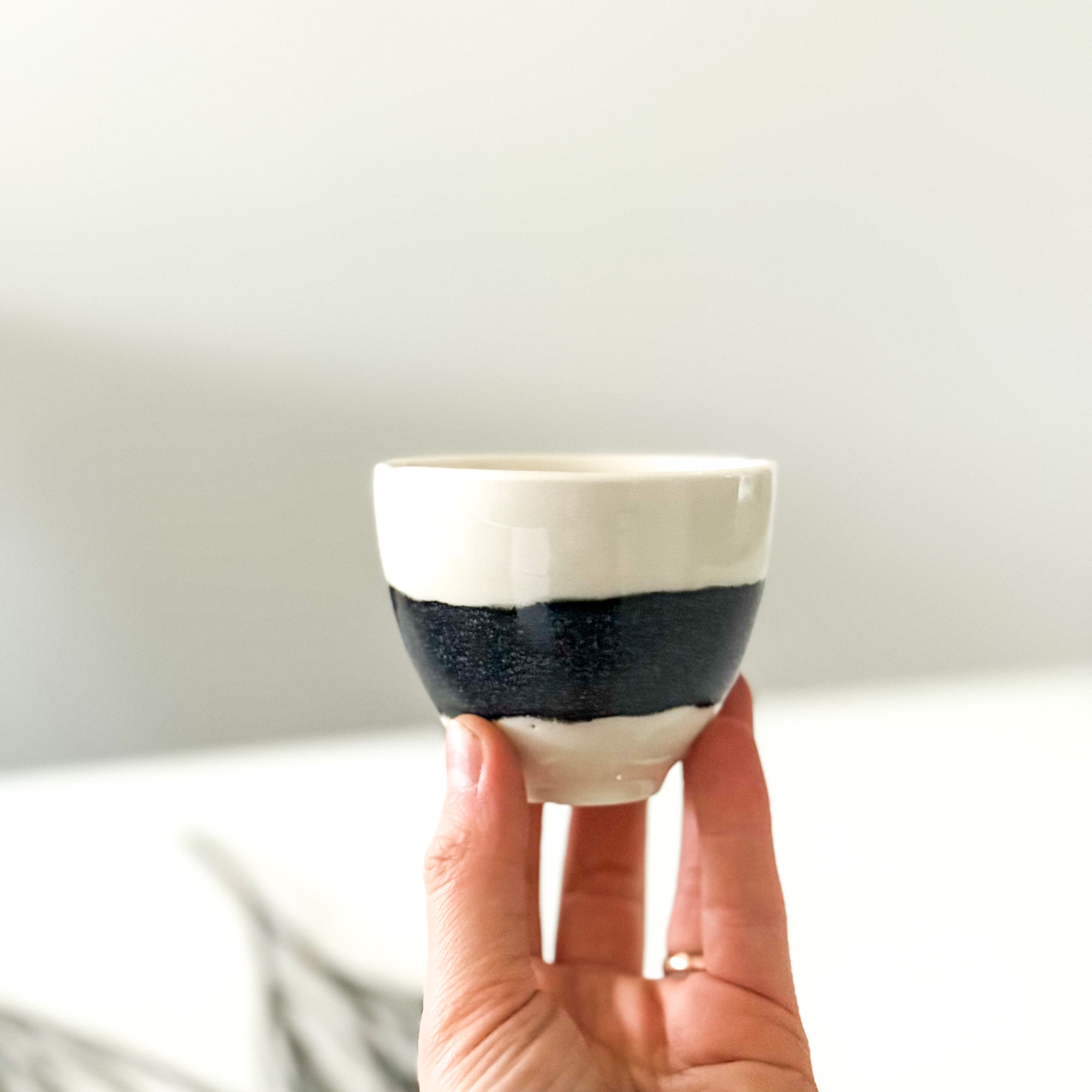 Porcelianinis espresso puodelis "GRANITE"