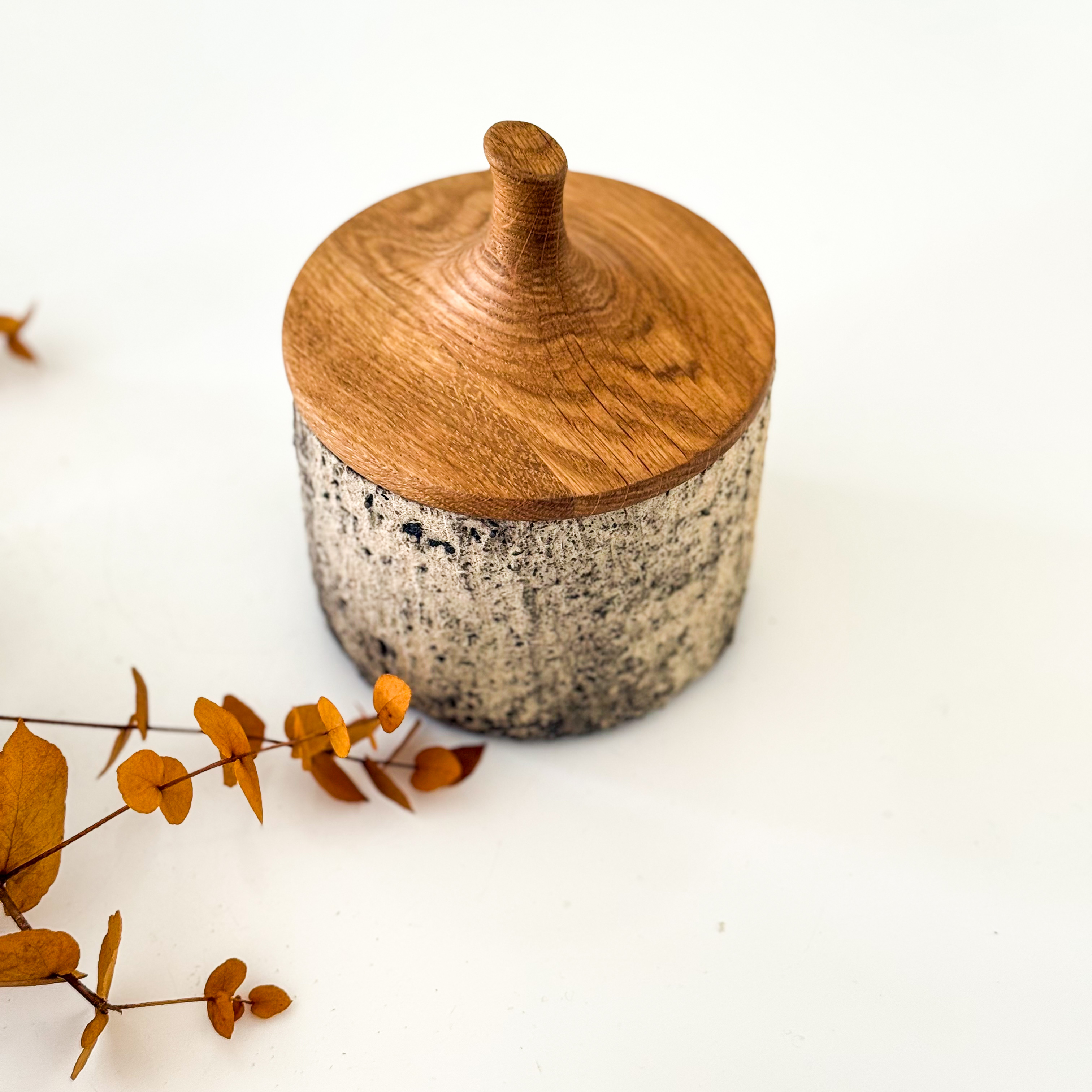 Keraminė/medinė cukrinė "SUGAR"