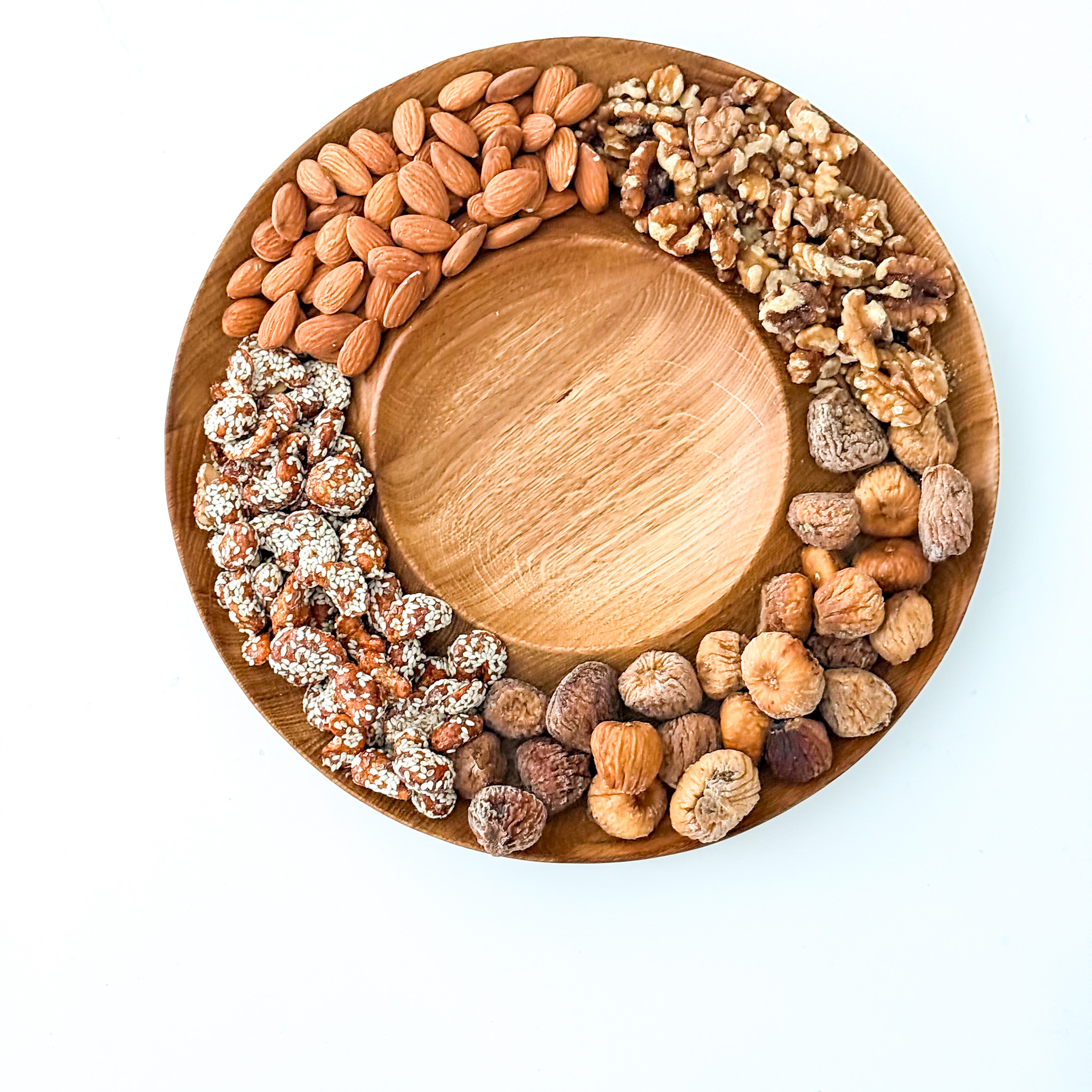 Medinis užkandžių padėklas "FAMILY SNACKS"