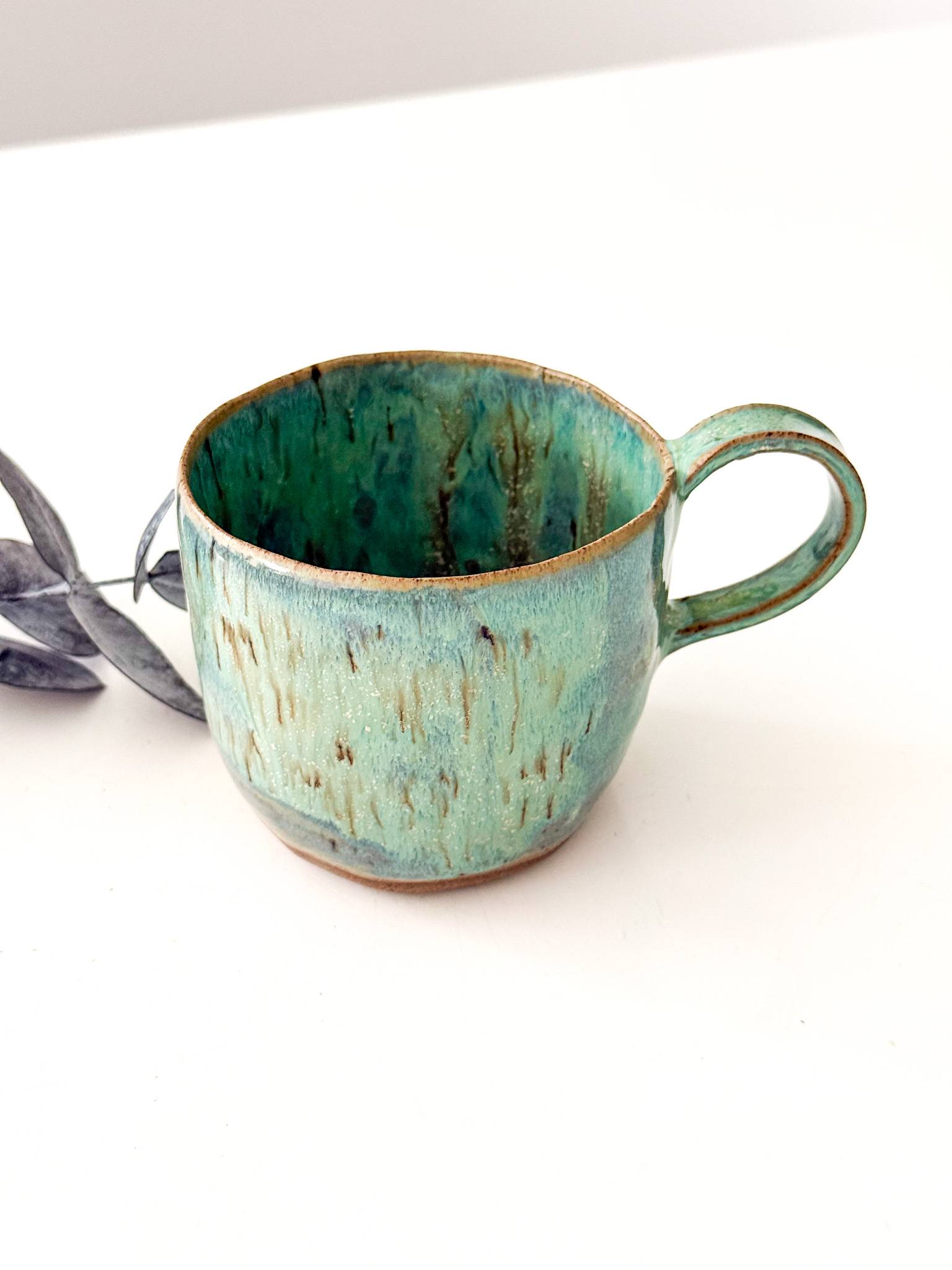 Keraminis puodelis "GREEN FOREST"