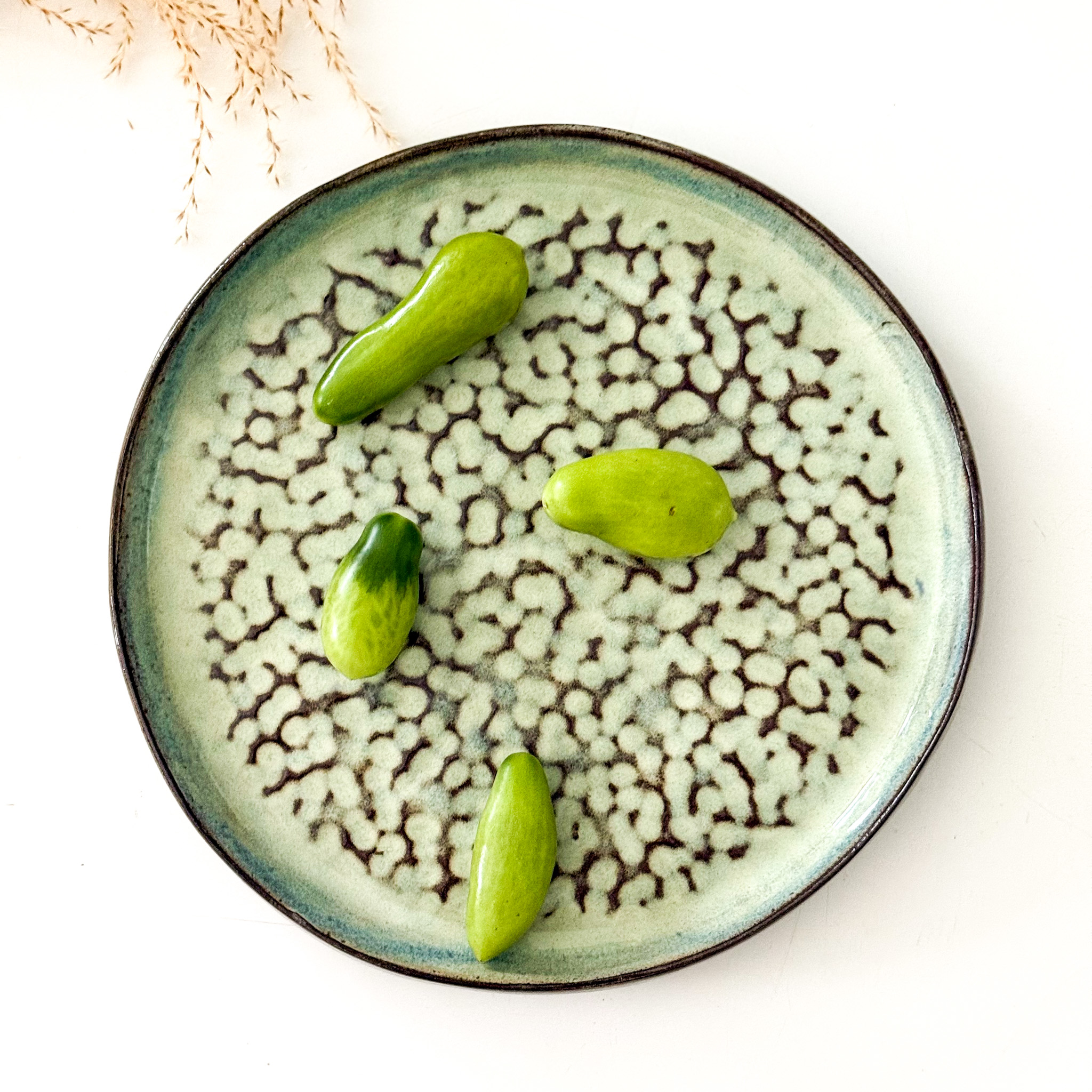 Keraminė lėkštė "LIGHT GREEN"