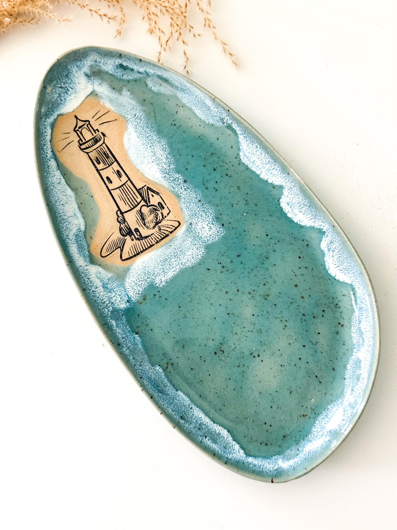 Keraminė lėkštė "LIGHTHOUSE"