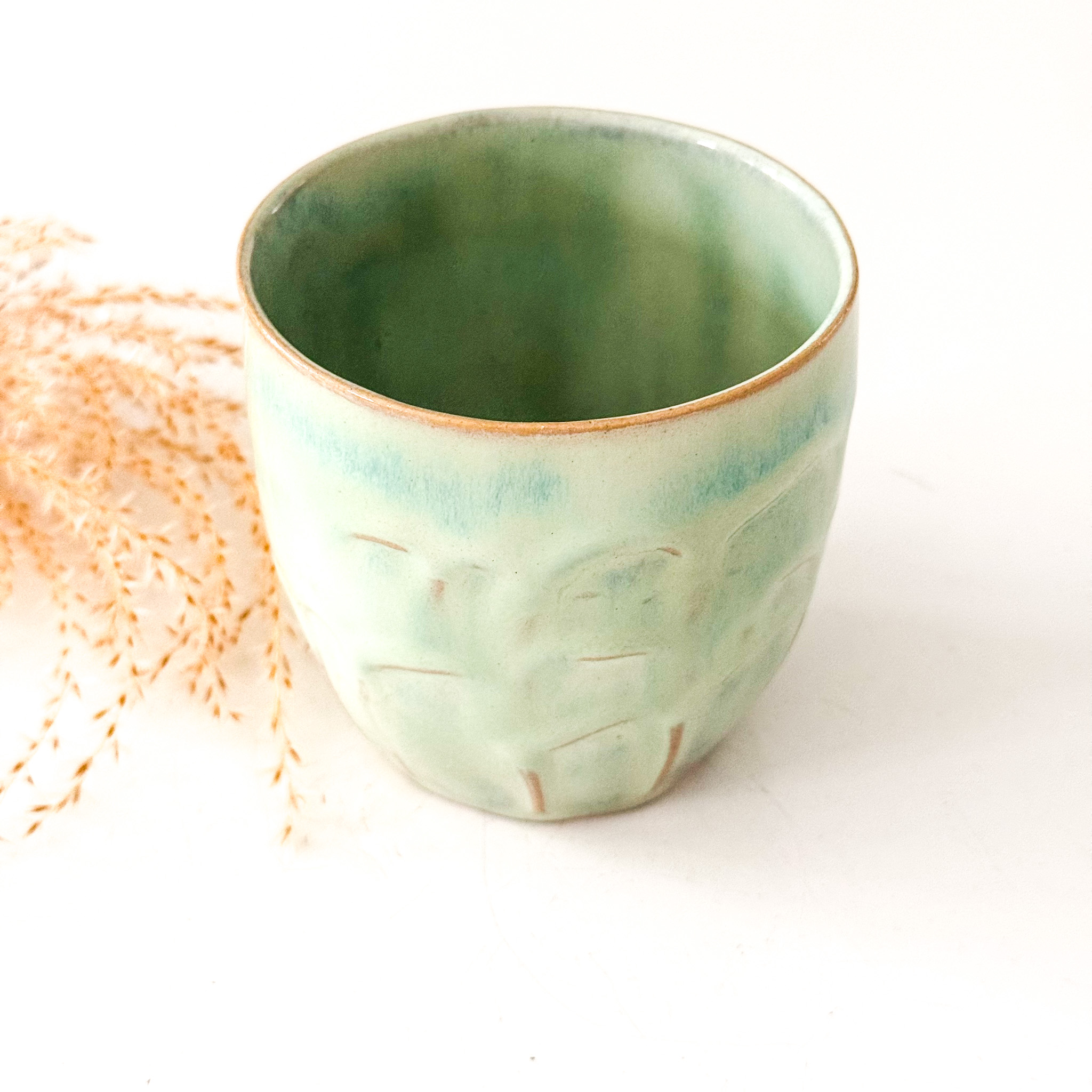 Keraminis puodelis "SOFT GREEN"