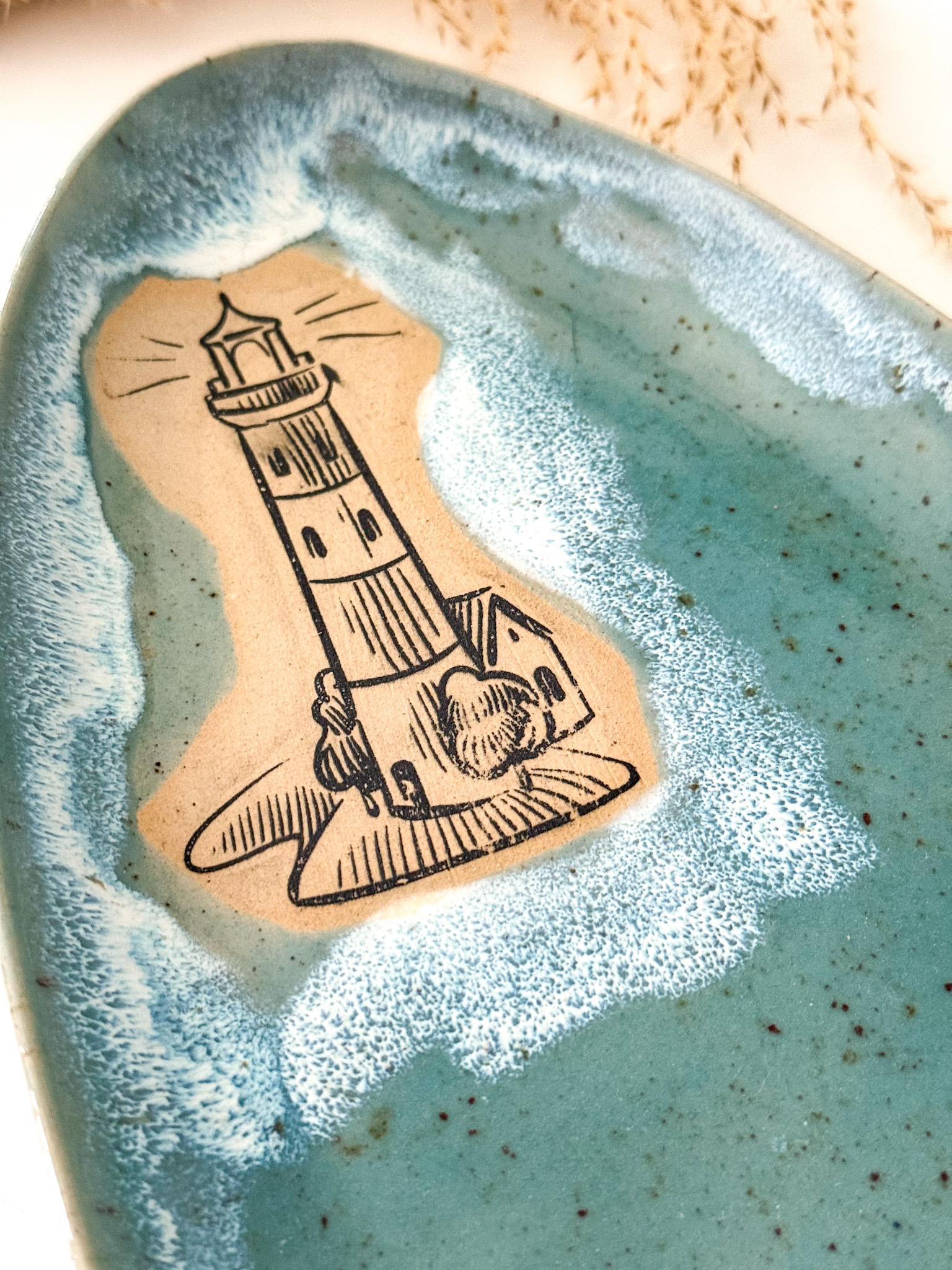 Keraminė lėkštė "LIGHTHOUSE"