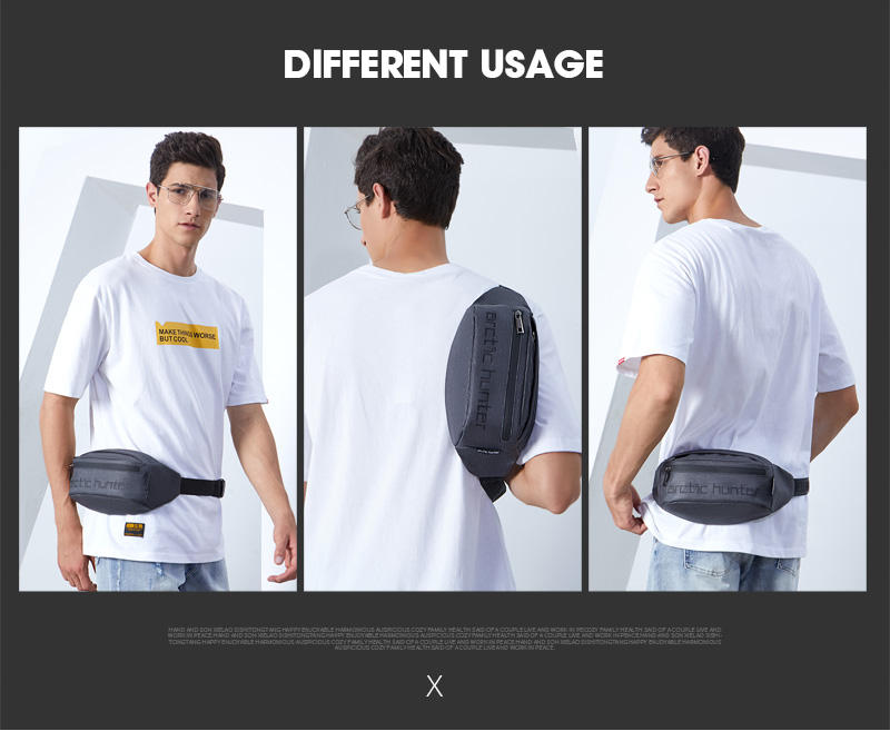 #016 chest bag for men waist bag for mens