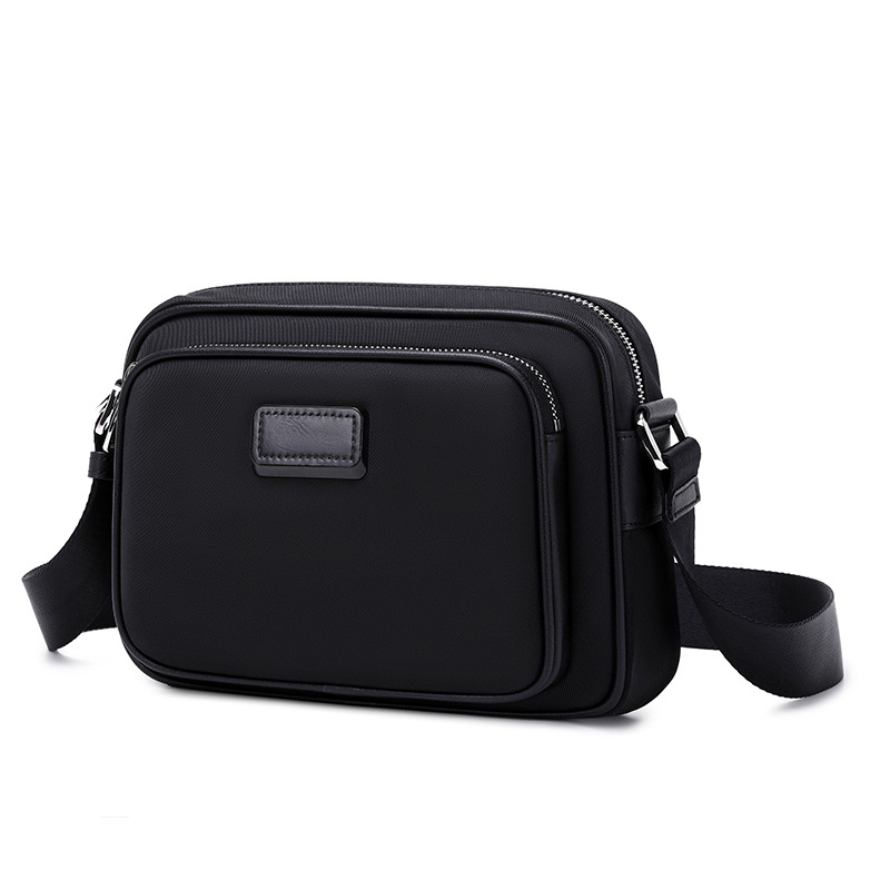  #002 Compact Crossbody Sling Bag for Women and Men - black Chest Daypack Ideal for Travel, Sports, Running, and HikingCompact Crossbody Sling Backpack for Women and Men - Lightweight Single Strap Bag for Travel, Hiking, and Everyday Use