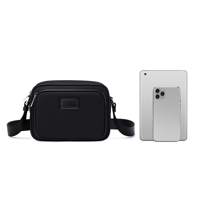  #002 Compact Crossbody Sling Bag for Women and Men - black Chest Daypack Ideal for Travel, Sports, Running, and HikingCompact Crossbody Sling Backpack for Women and Men - Lightweight Single Strap Bag for Travel, Hiking, and Everyday Use