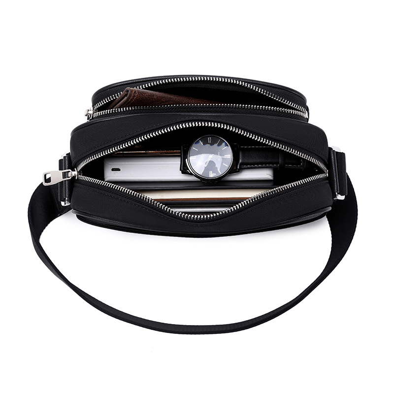  #002 Compact Crossbody Sling Bag for Women and Men - black Chest Daypack Ideal for Travel, Sports, Running, and HikingCompact Crossbody Sling Backpack for Women and Men - Lightweight Single Strap Bag for Travel, Hiking, and Everyday Use