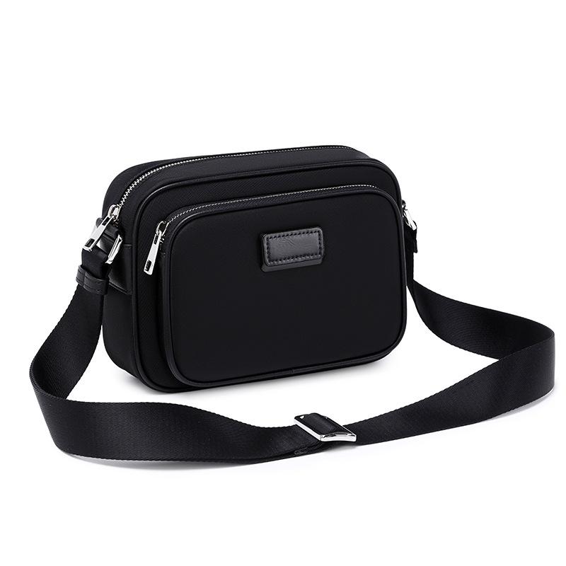  #002 Compact Crossbody Sling Bag for Women and Men - black Chest Daypack Ideal for Travel, Sports, Running, and HikingCompact Crossbody Sling Backpack for Women and Men - Lightweight Single Strap Bag for Travel, Hiking, and Everyday Use