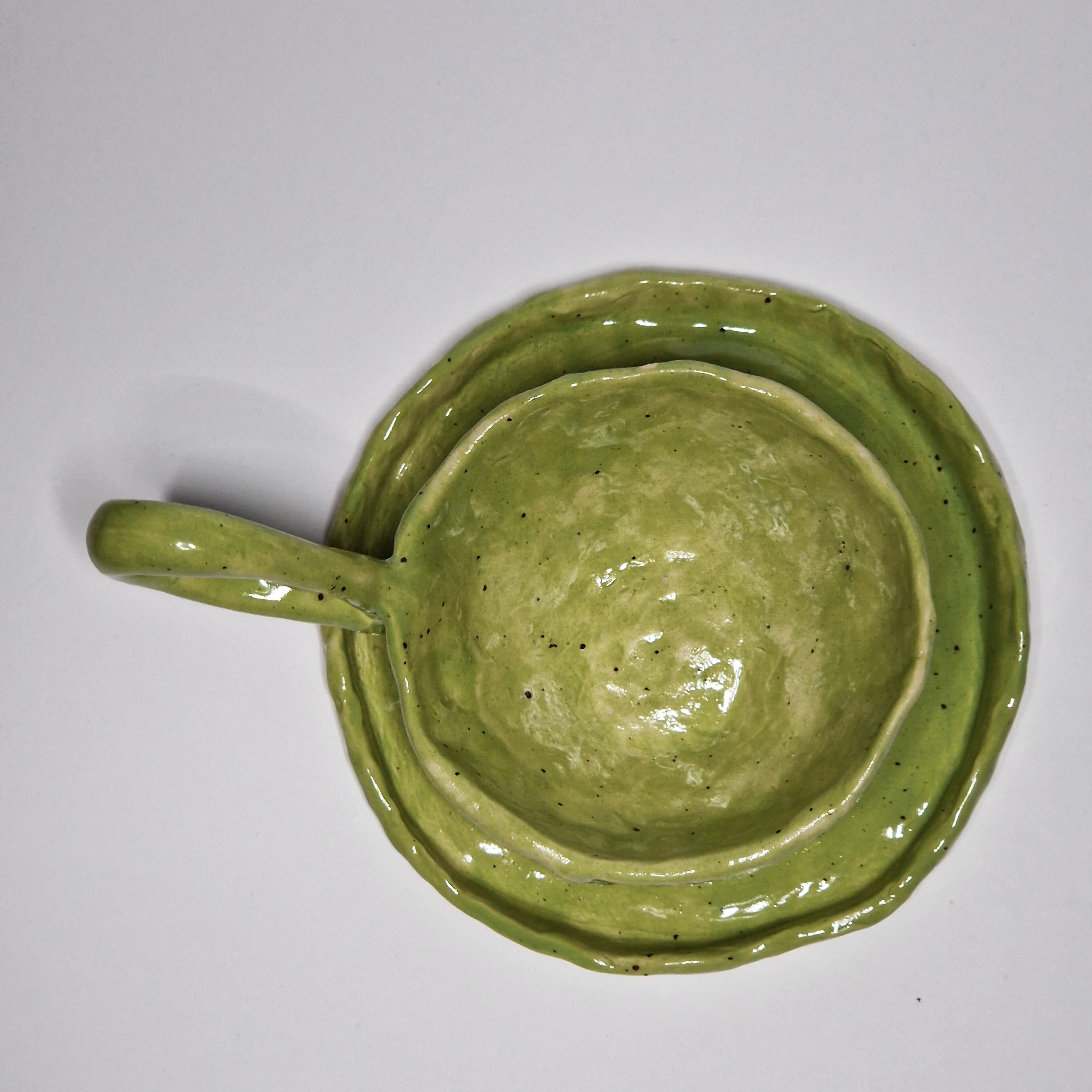 Ceramic Cup Set Spoon Me