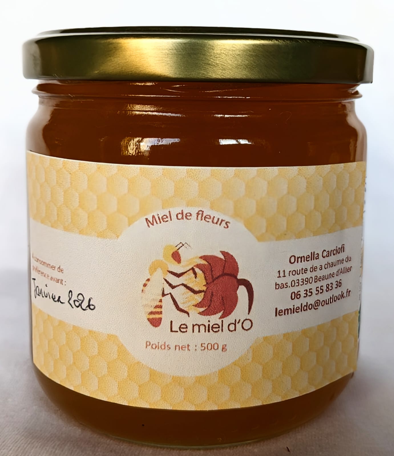 Miel de fleurs 500g