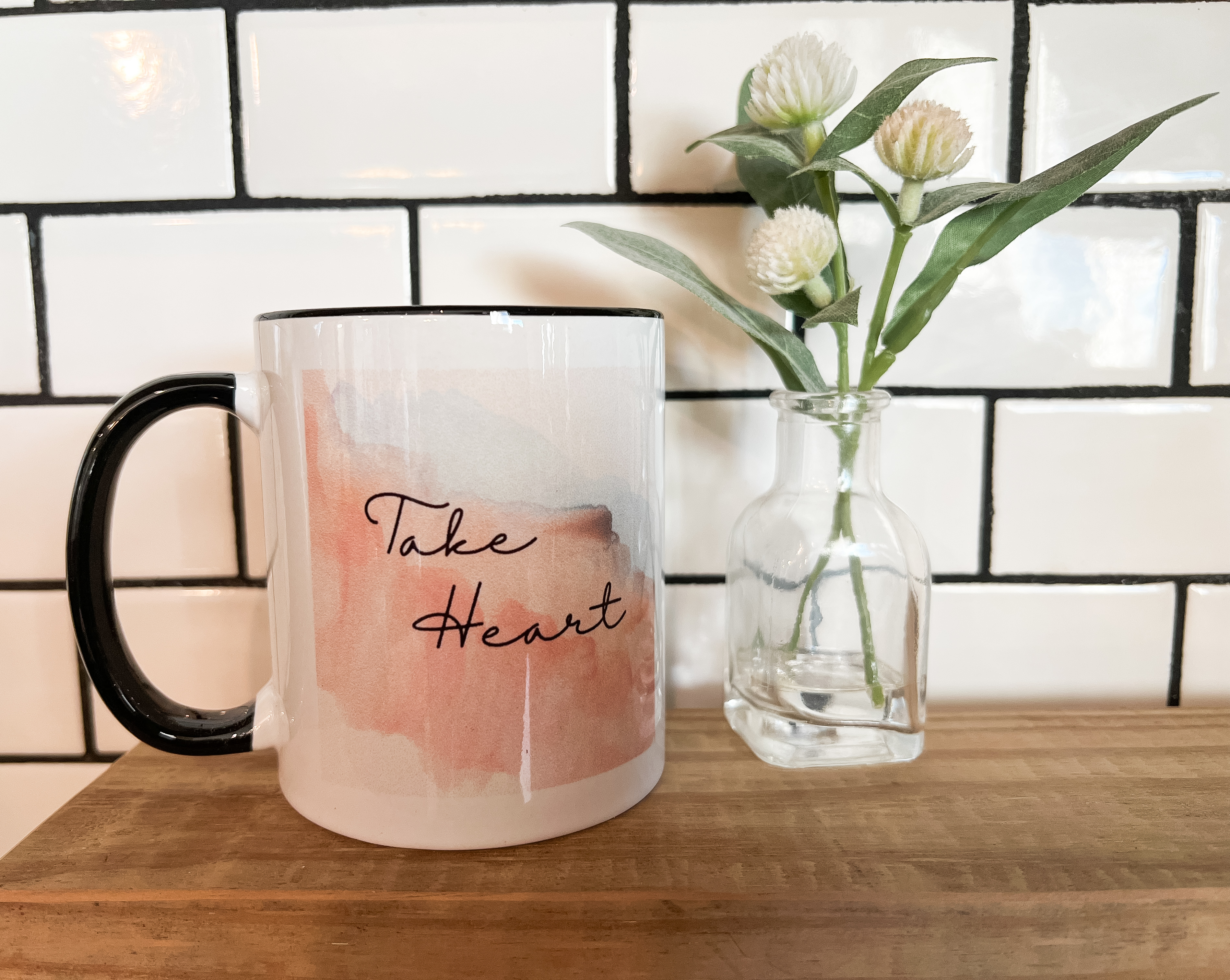 Take Heart Pastel Mug