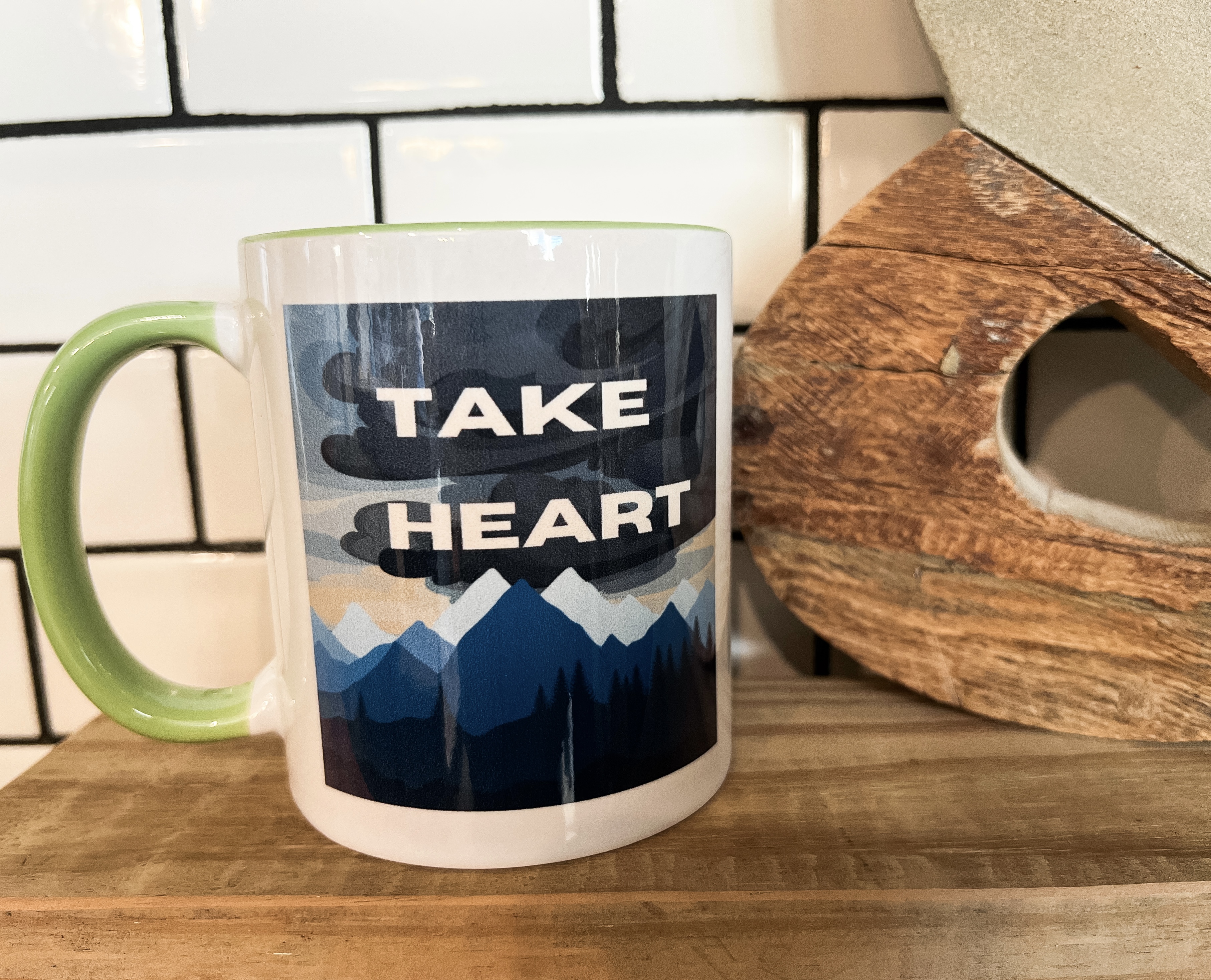 Take Heart Mountain Mug