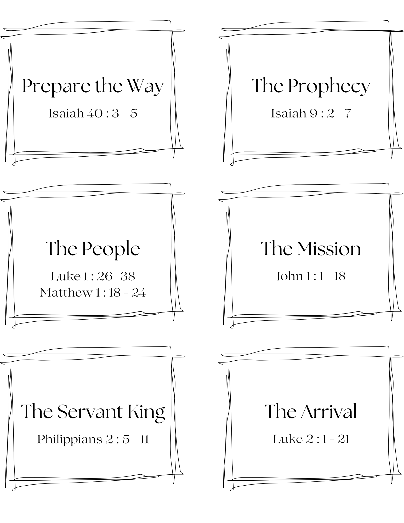 'Prepare The Way' Ornaments Digital File