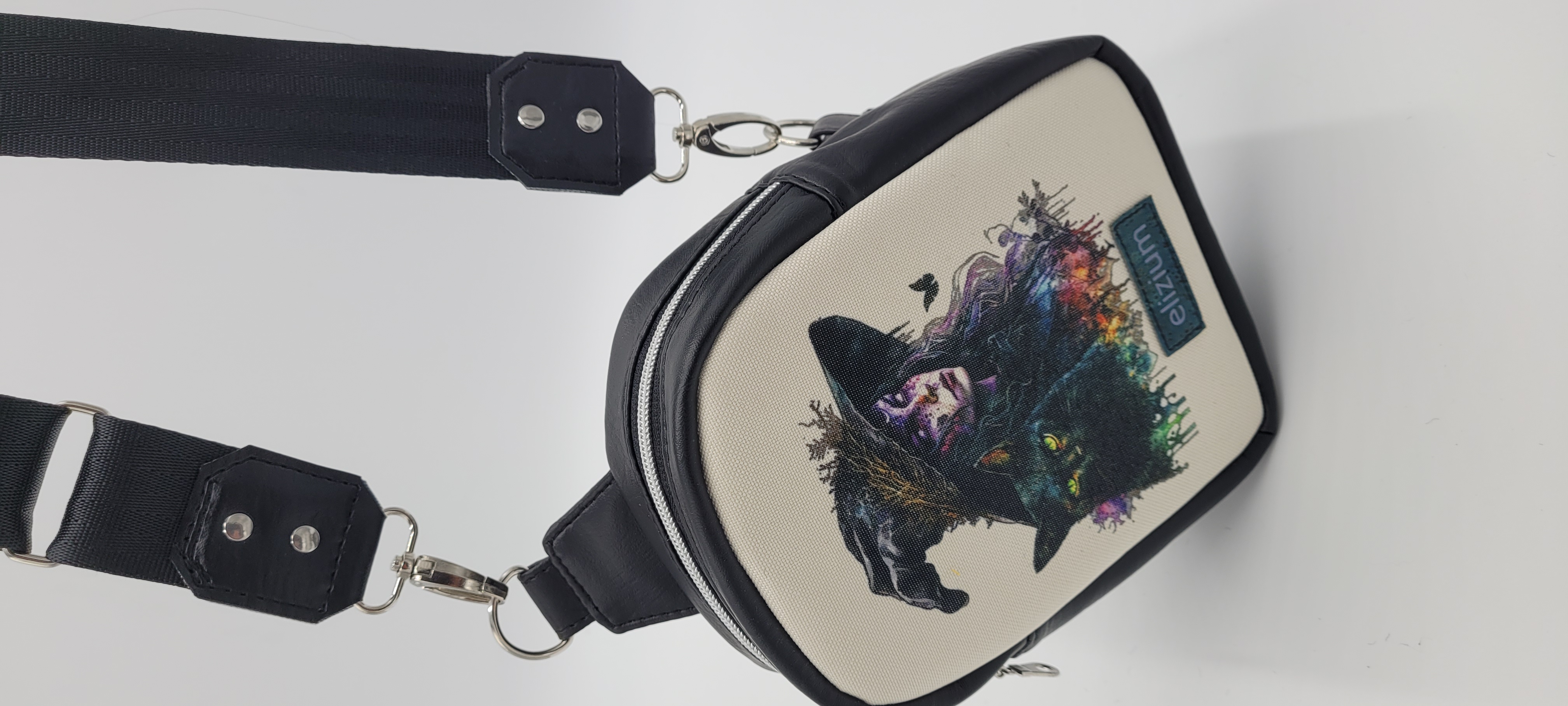 Small Sling Bag, Witch design, Wiccan