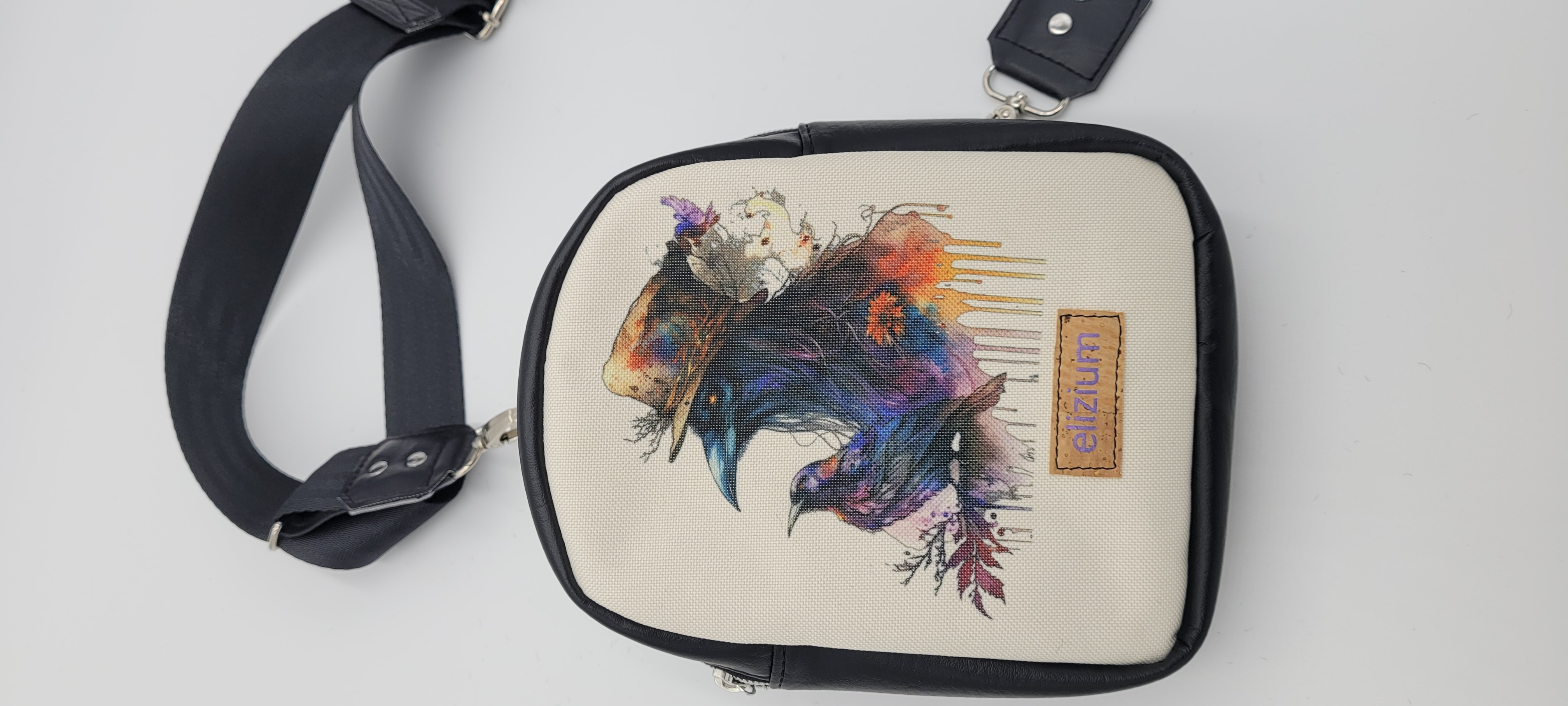 Small Sling Bag Crows Design