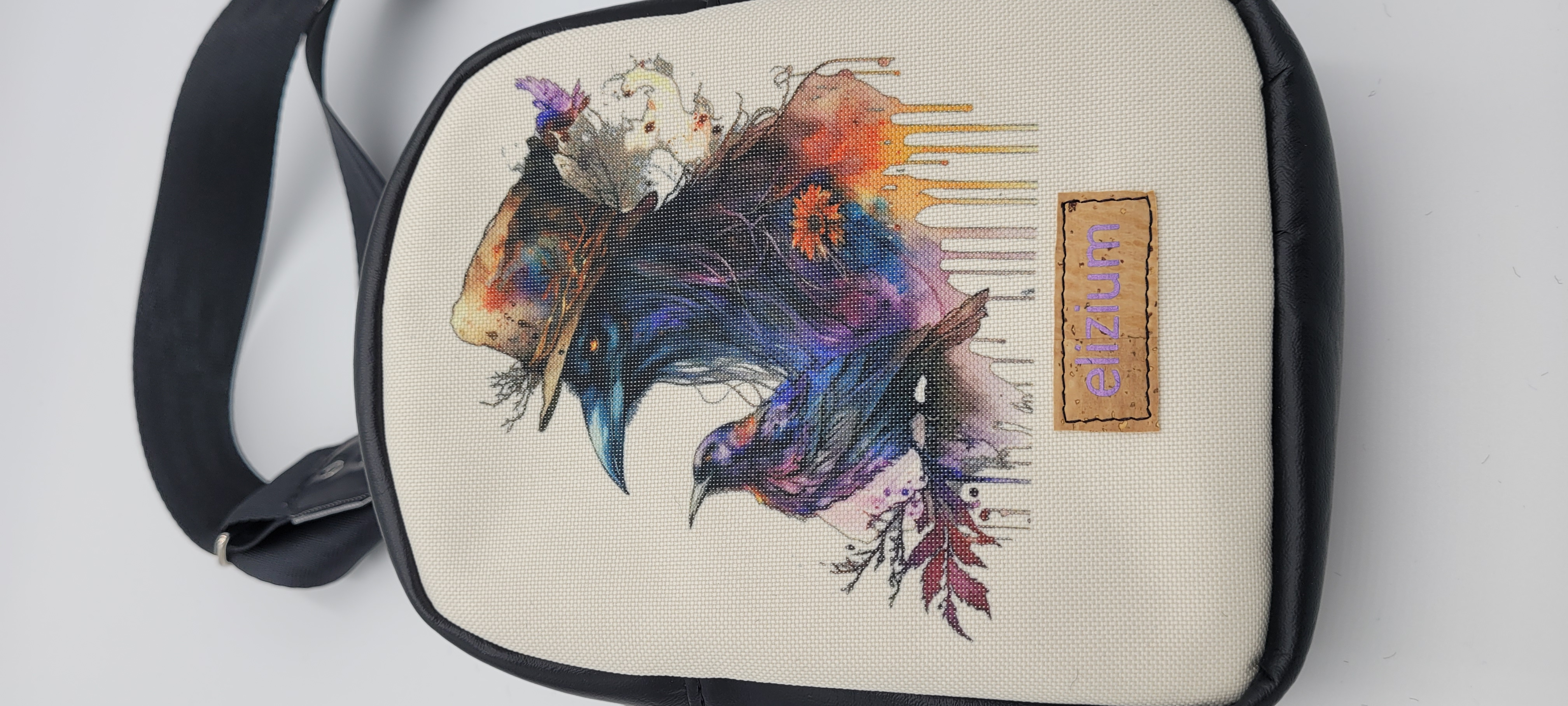 Small Sling Bag Crows Design
