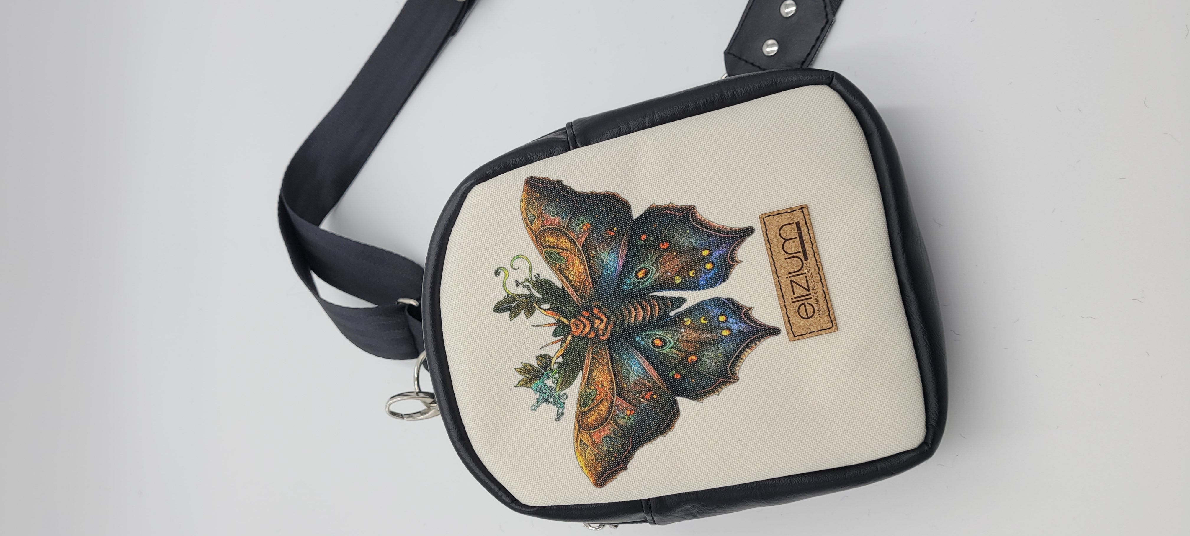 Small Sling Bag, Moth Design