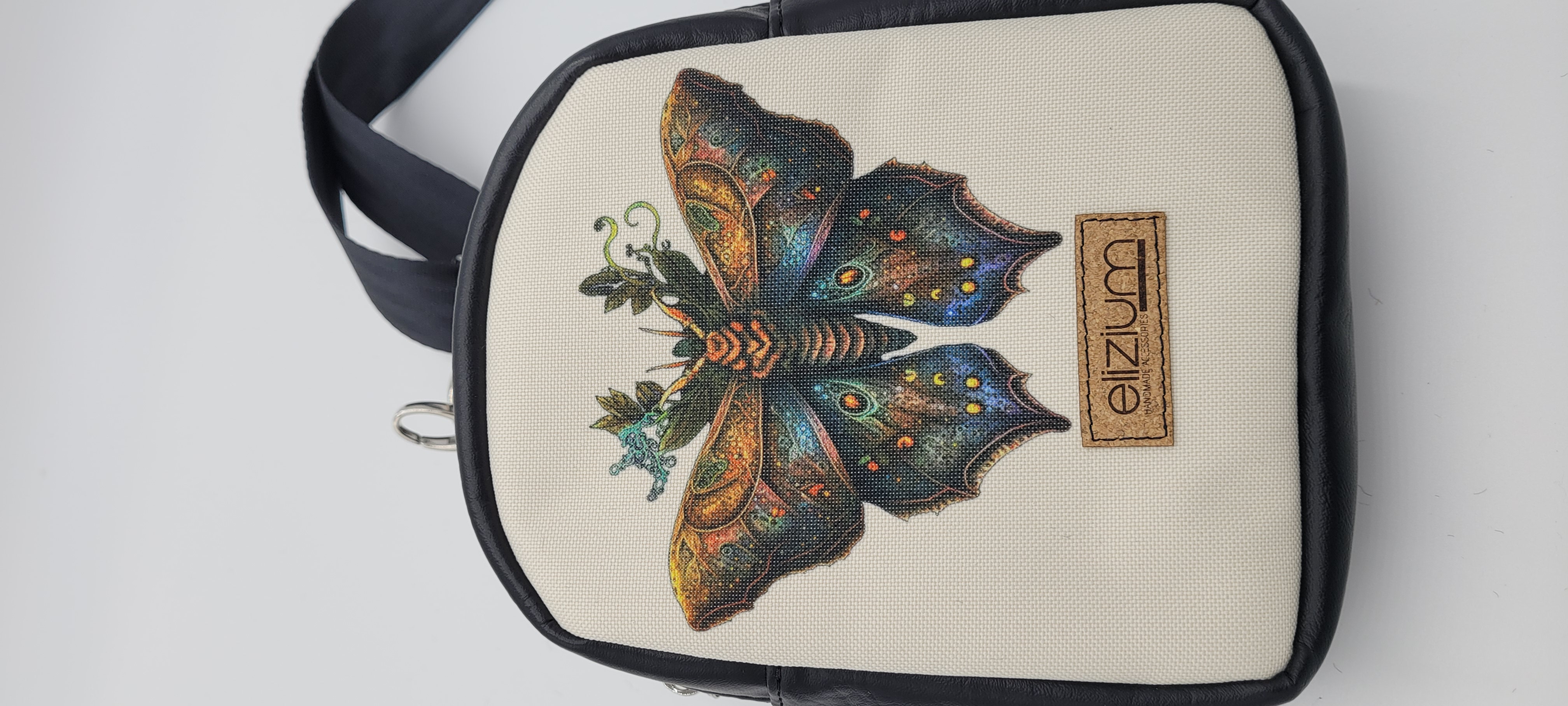 Small Sling Bag, Moth Design