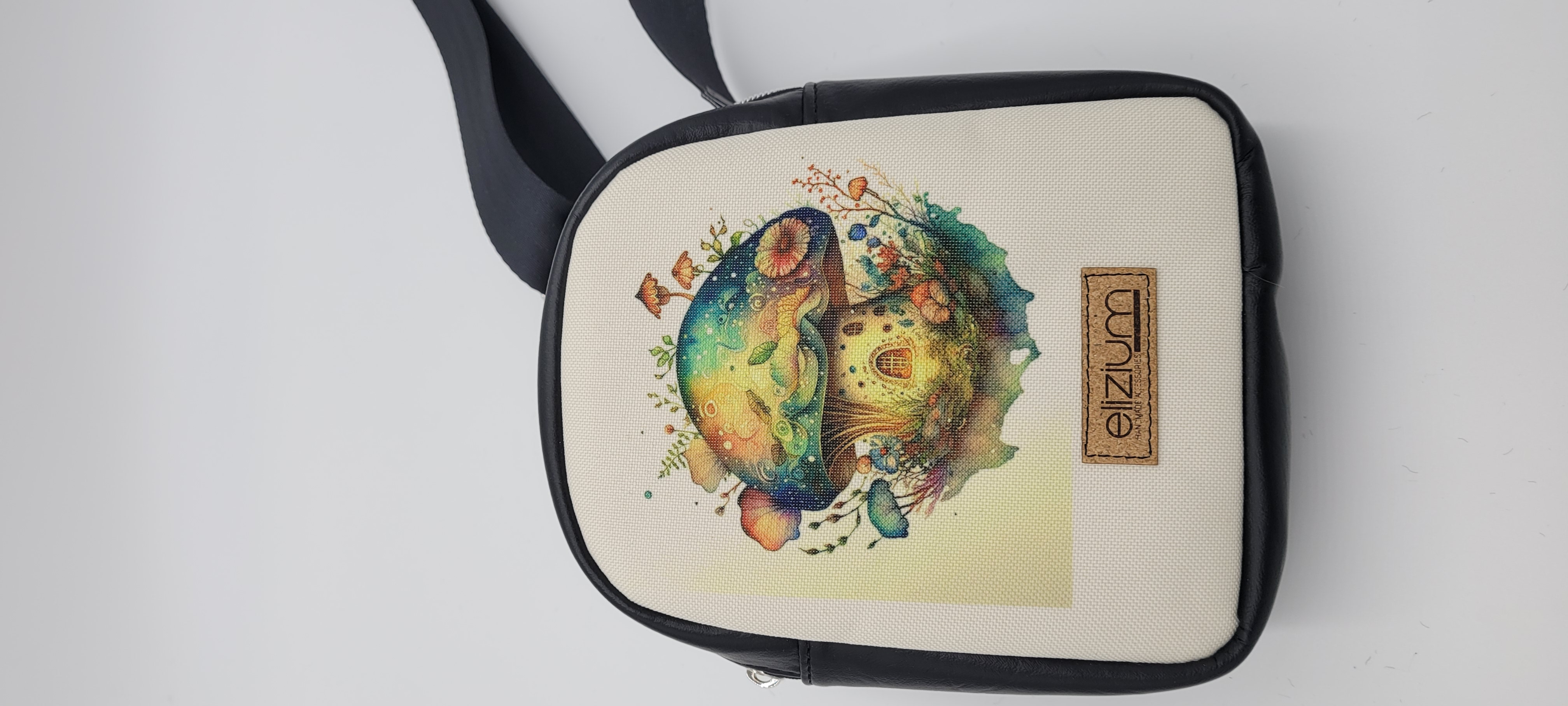 Small Sling Bag, Magic Mushroom Design