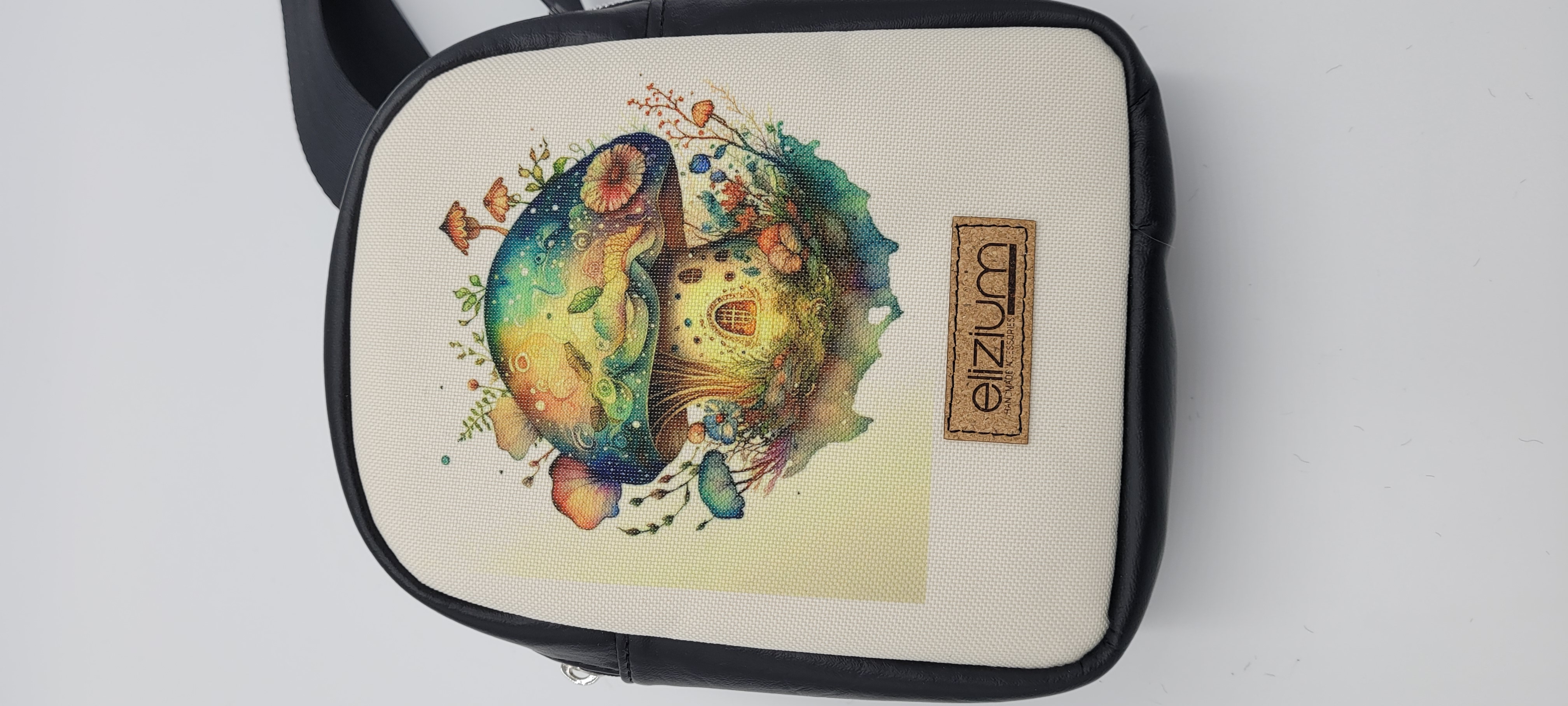 Small Sling Bag, Magic Mushroom Design