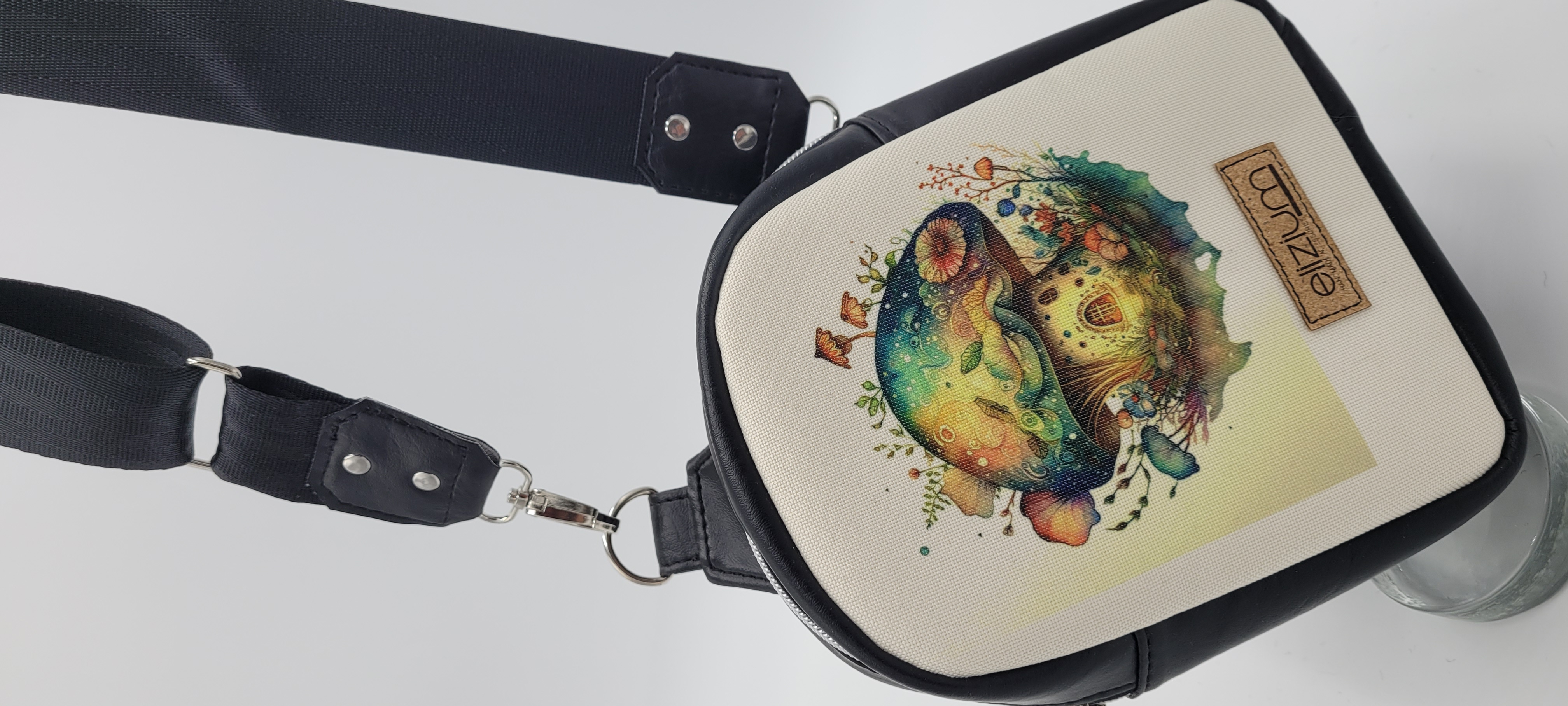 Small Sling Bag, Magic Mushroom Design