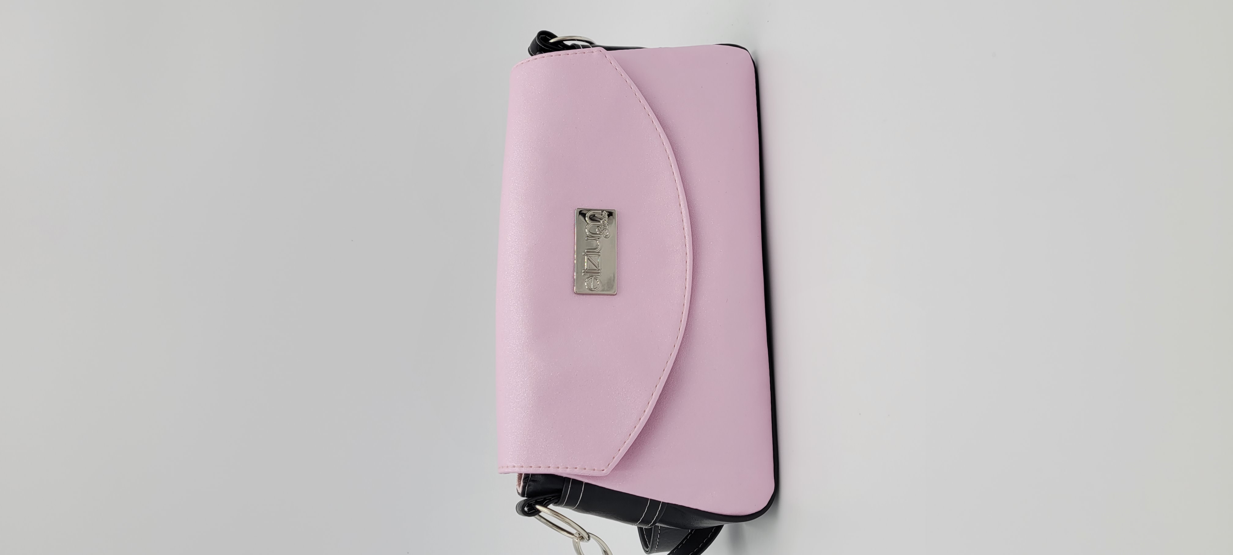Makayla Crossbody Bag, Pink and Black
