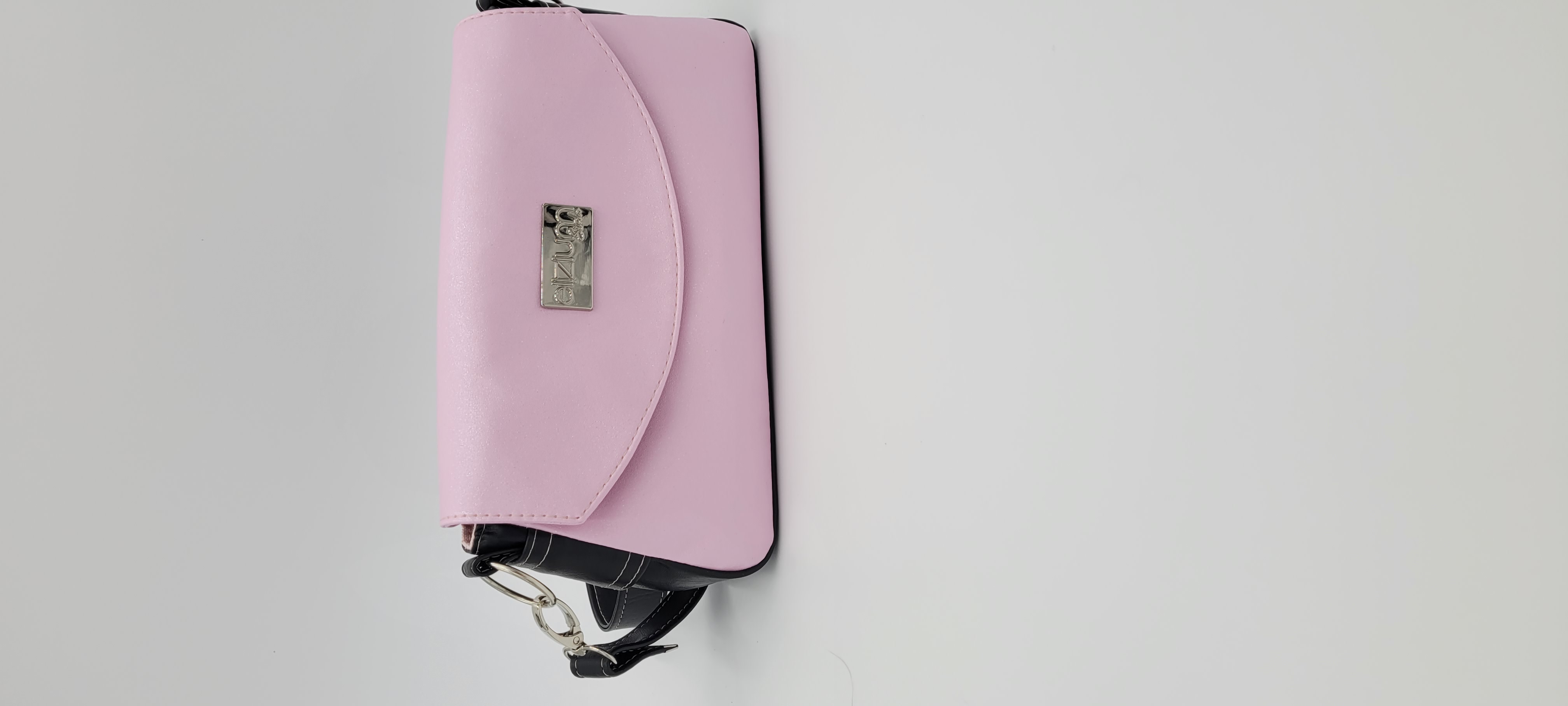 Makayla Crossbody Bag, Pink and Black