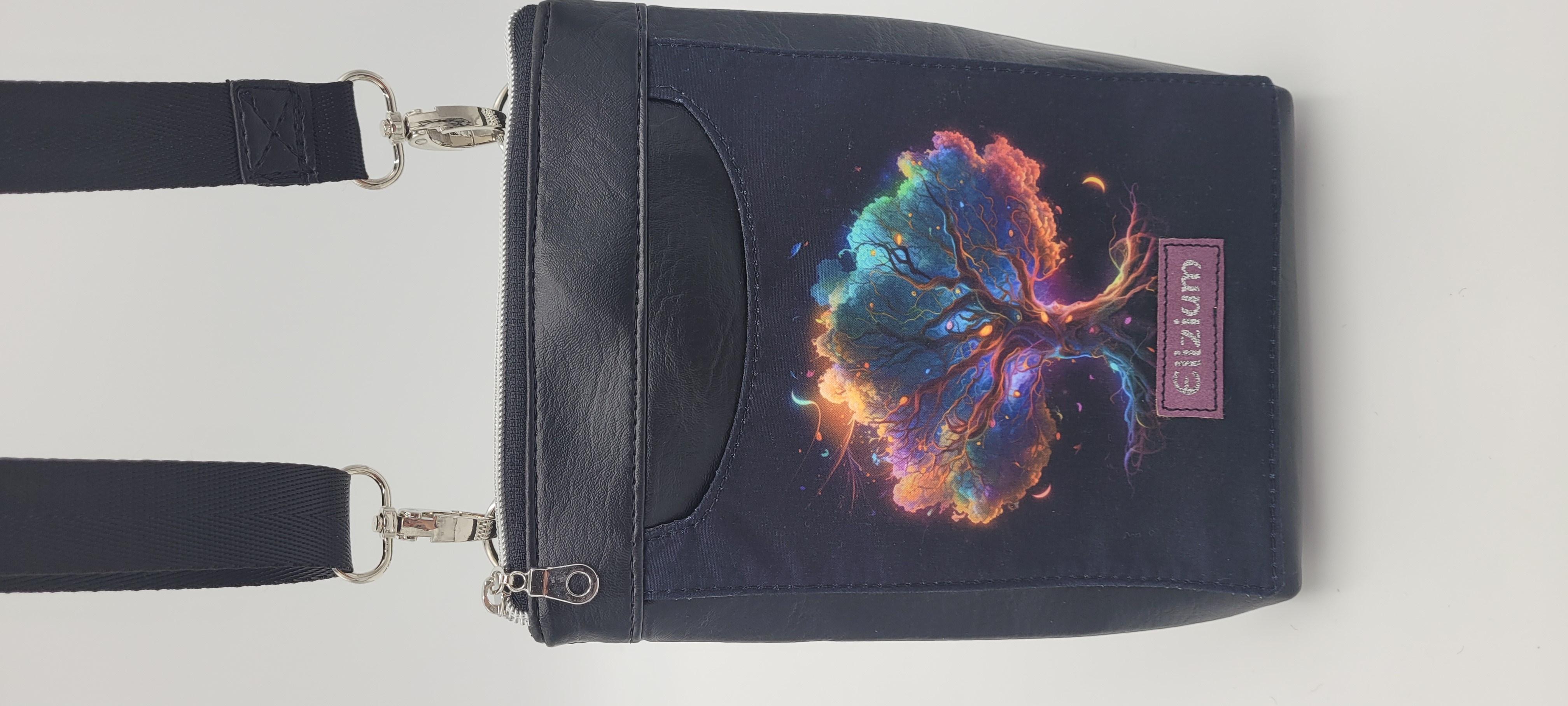 Small Crossbody Phone bag with Tree Of Life Design