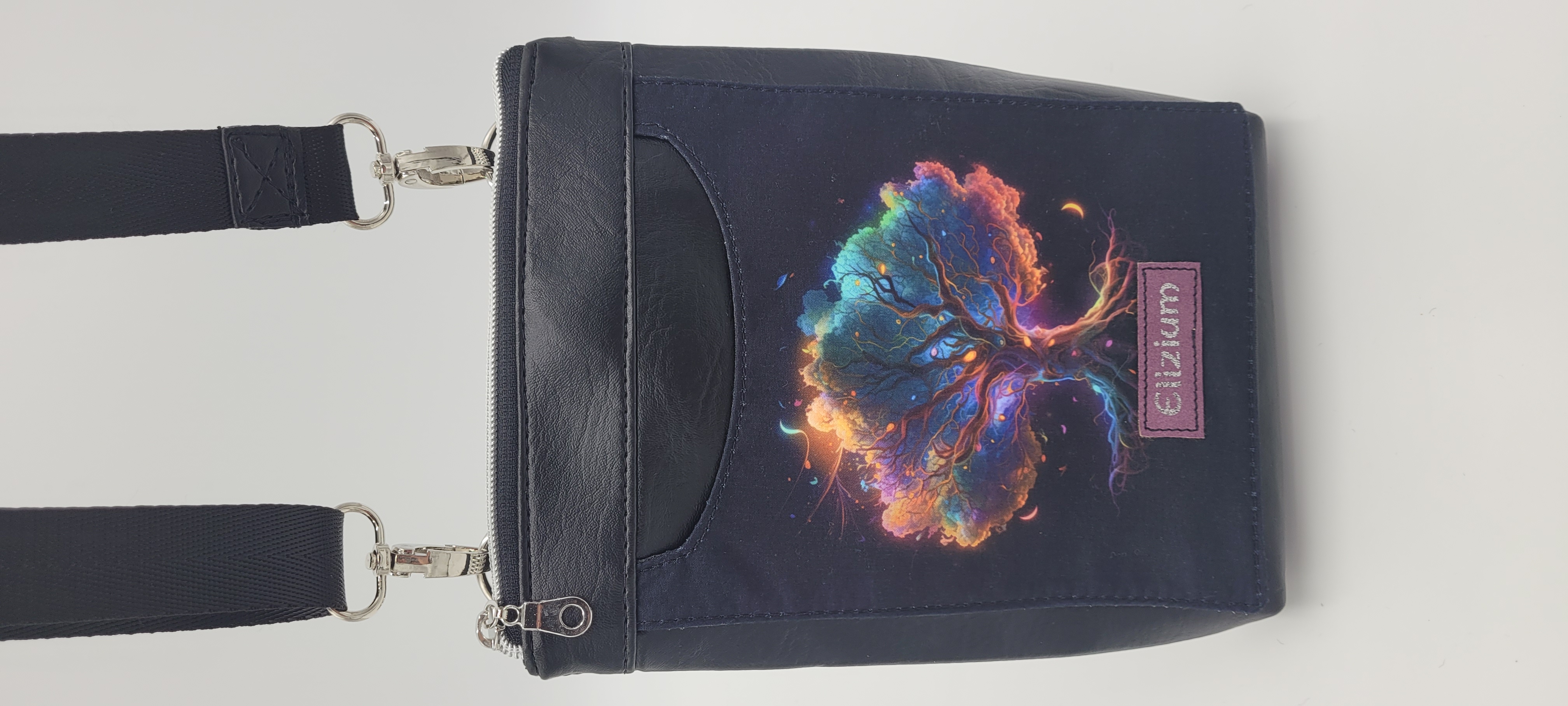 Small Crossbody Phone bag with Tree Of Life Design