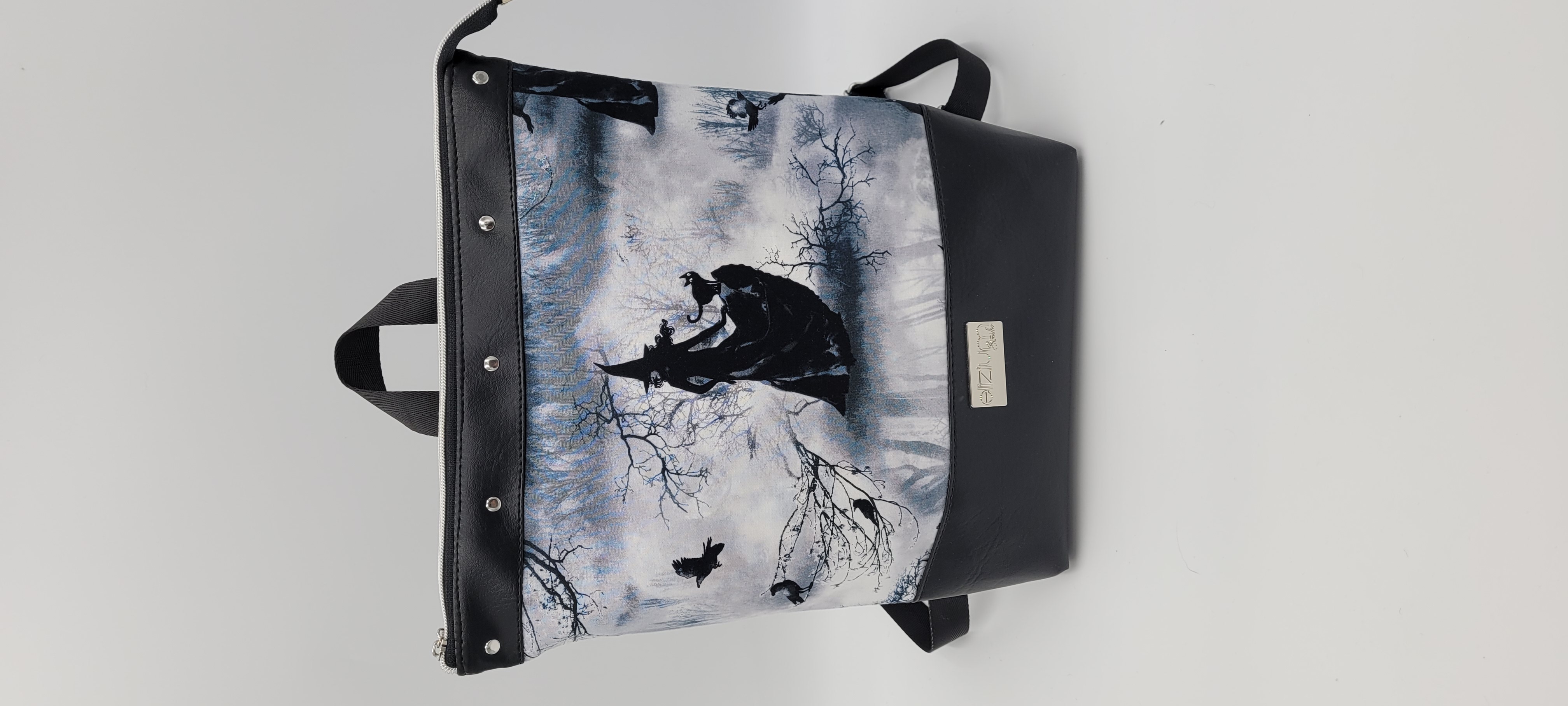 Beautiful Yasmina Backpack with Witches