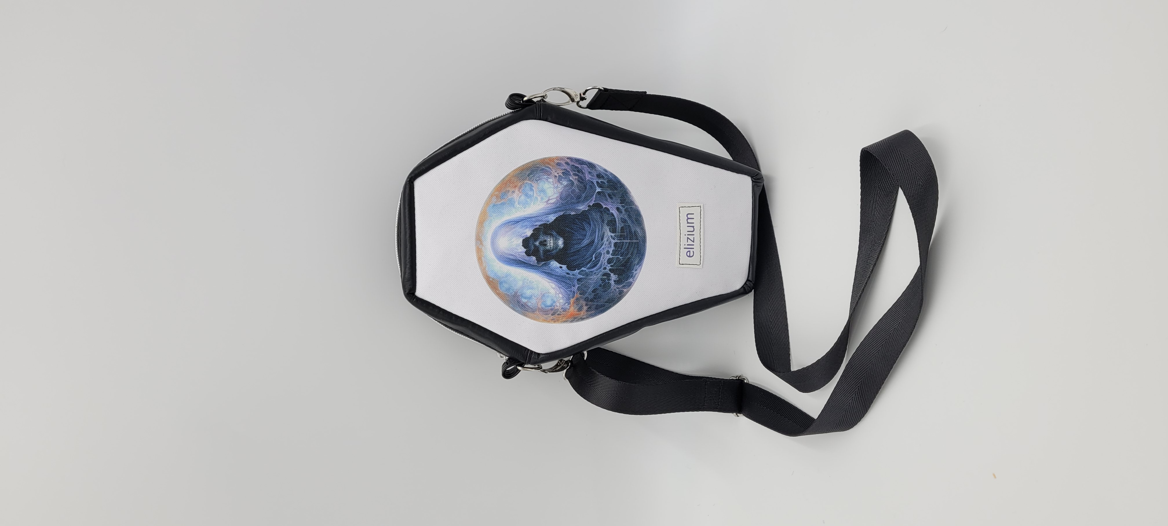 Edgy Coffin Bag, Ghost, Grimm Reaper Crossbody Bag,