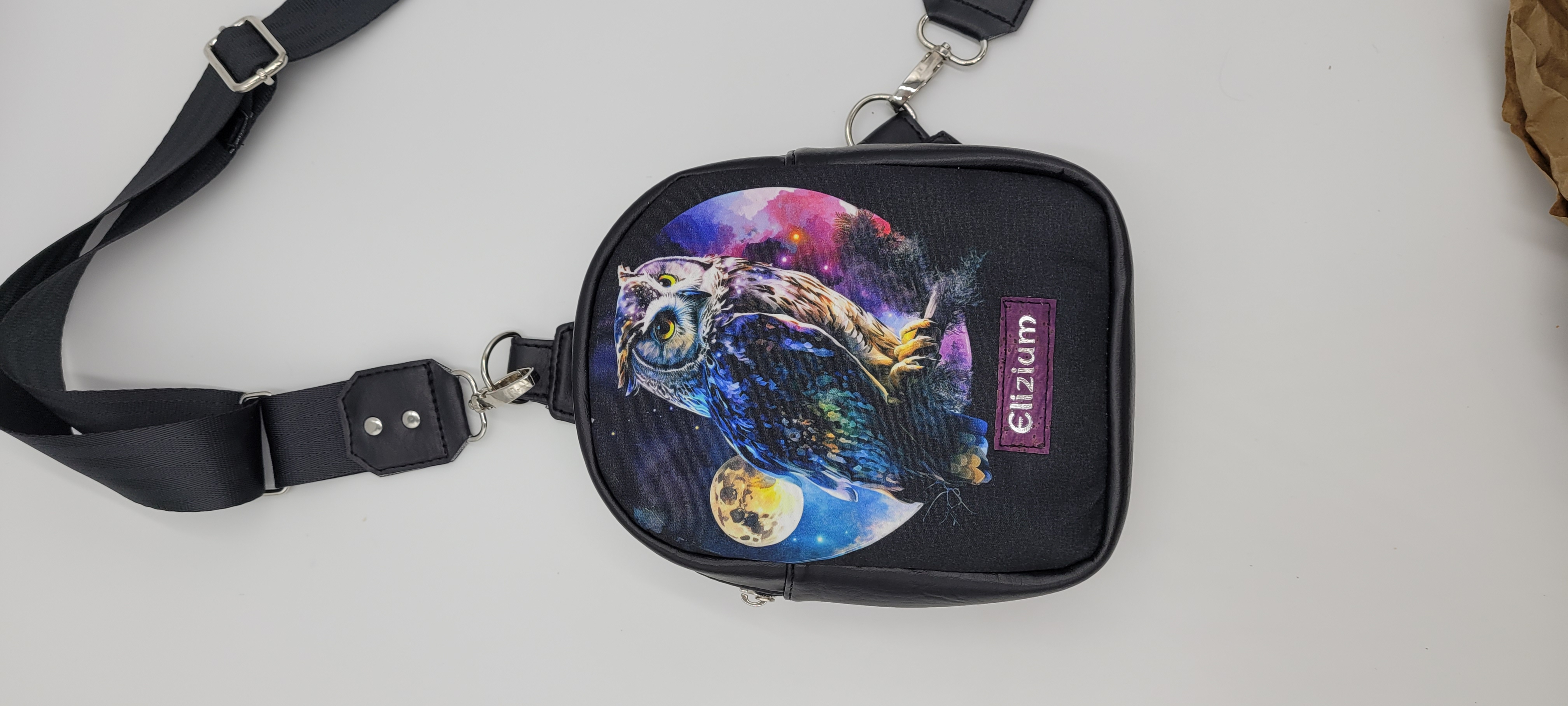 Small Sling Bag, Owl Design