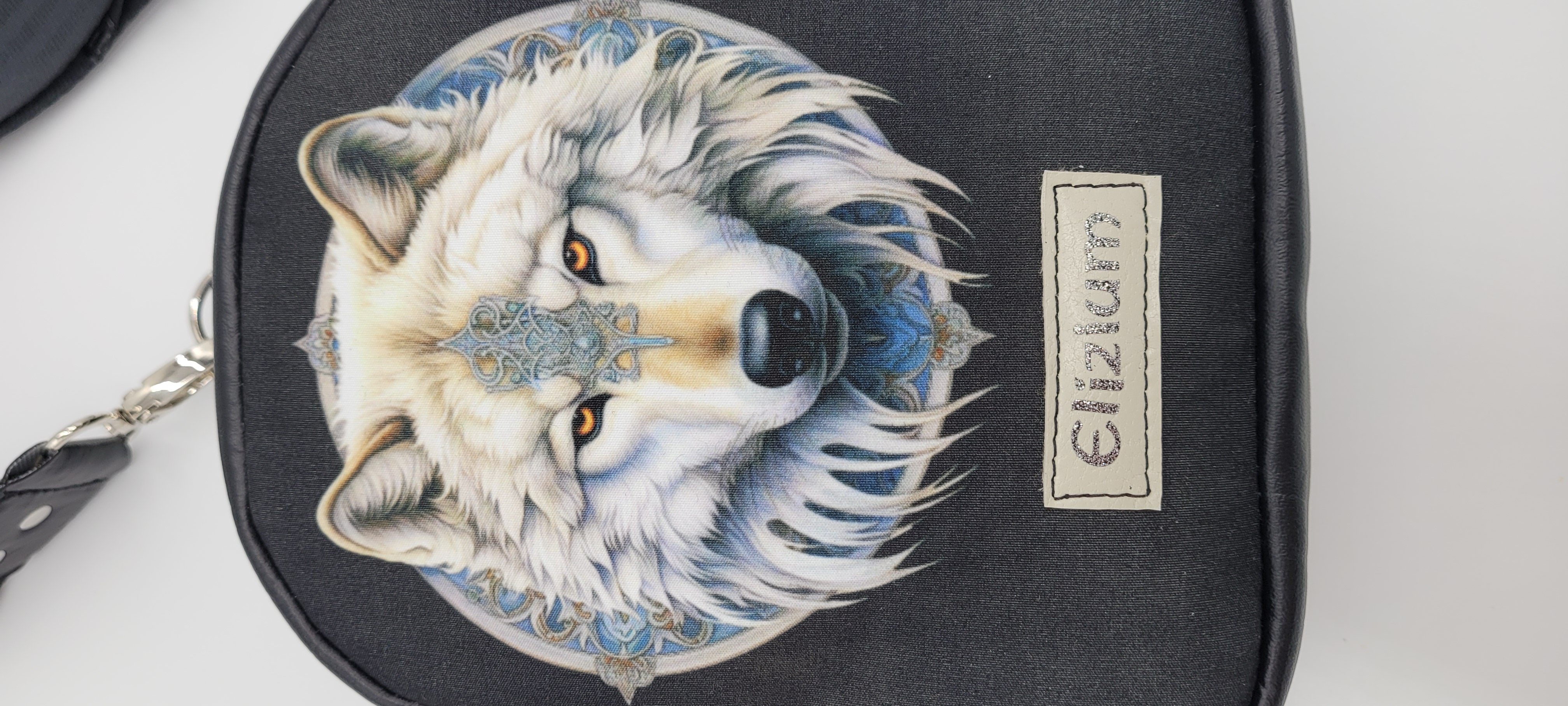 Small Sling Bag with Beautiful Wolf Design