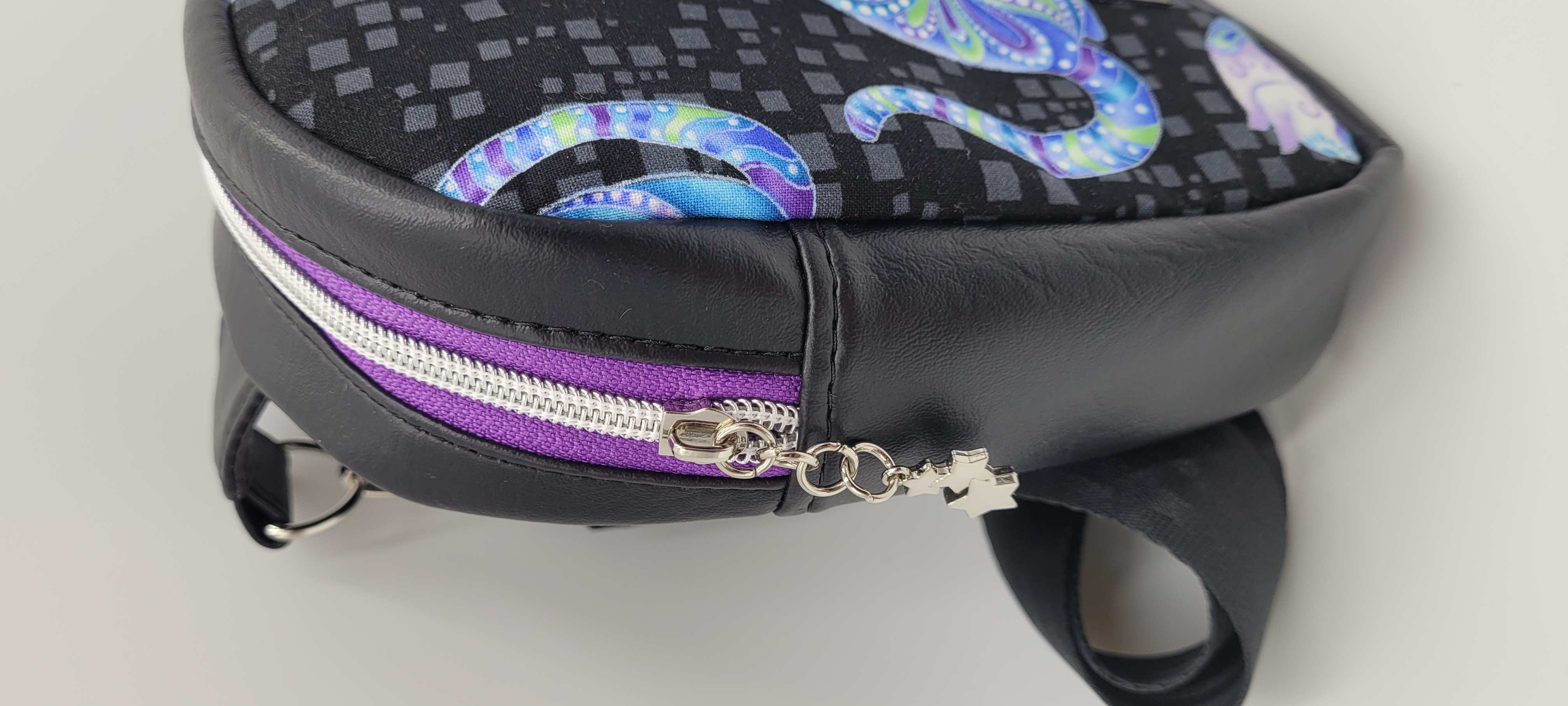 Small Sling Bag, Paisley Cat design