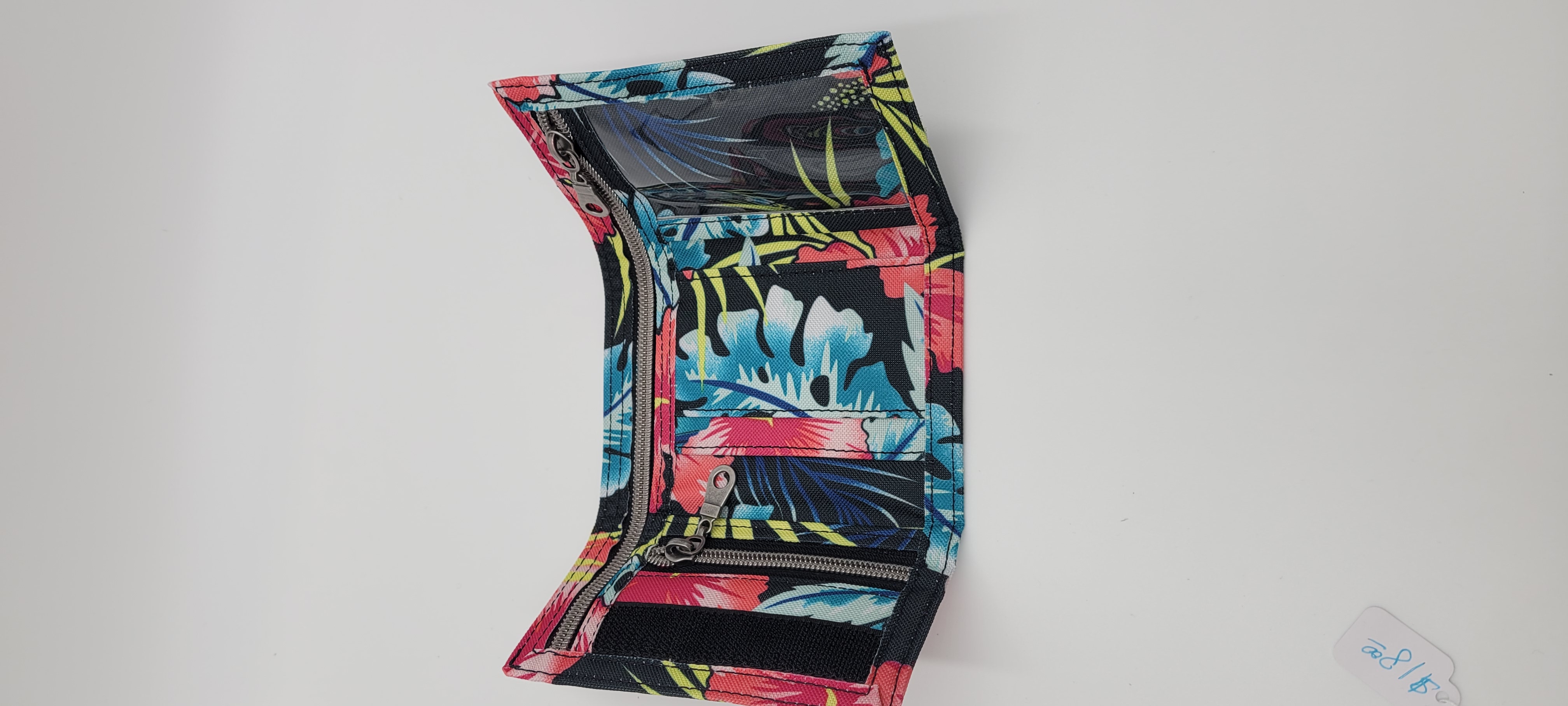 Durable Women's Wallet, Men's Wallet, Children's Wallet, Trifold Wallet with Velcro Closure