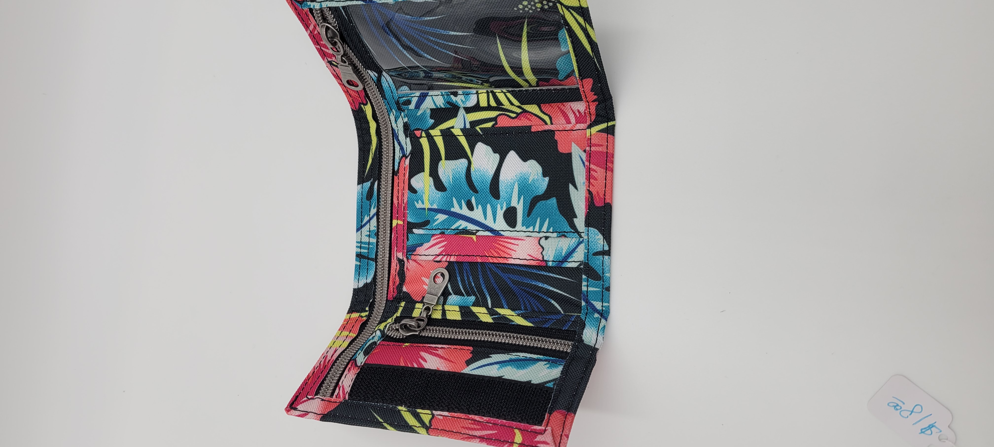 Durable Women's Wallet, Men's Wallet, Children's Wallet, Trifold Wallet with Velcro Closure