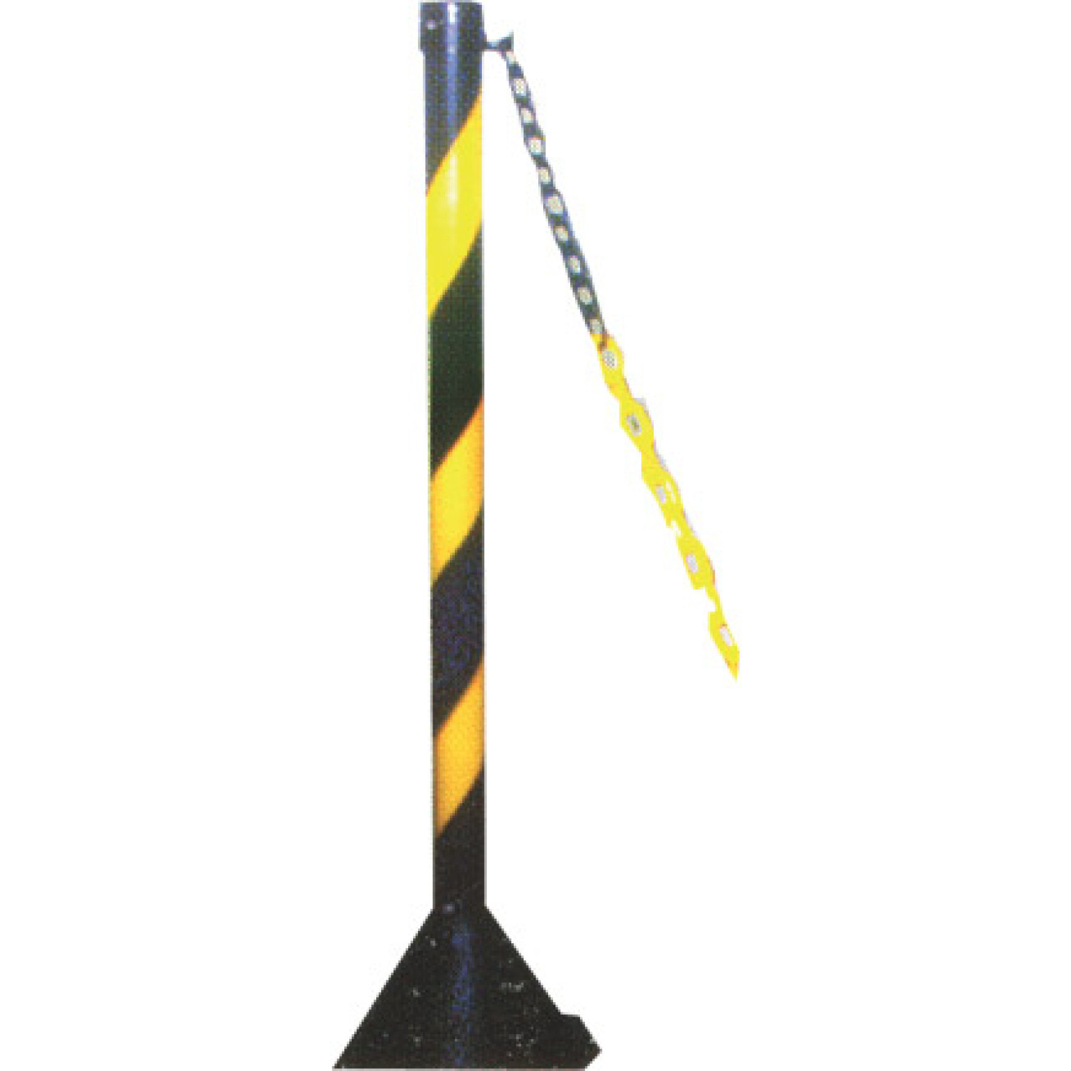 Pedestal De Sinalização Pedestal para sinalização e segurança, auxilia na limitação de área com auxílio de correntes plásticas.