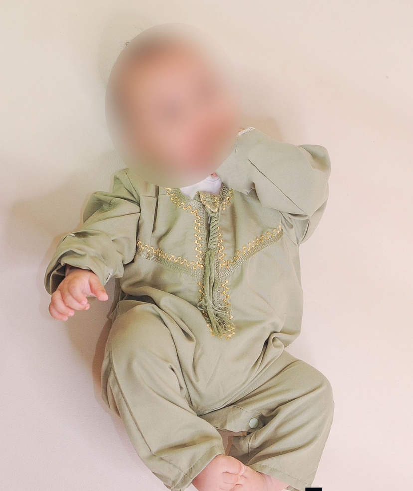 Qamis combinaison bébé