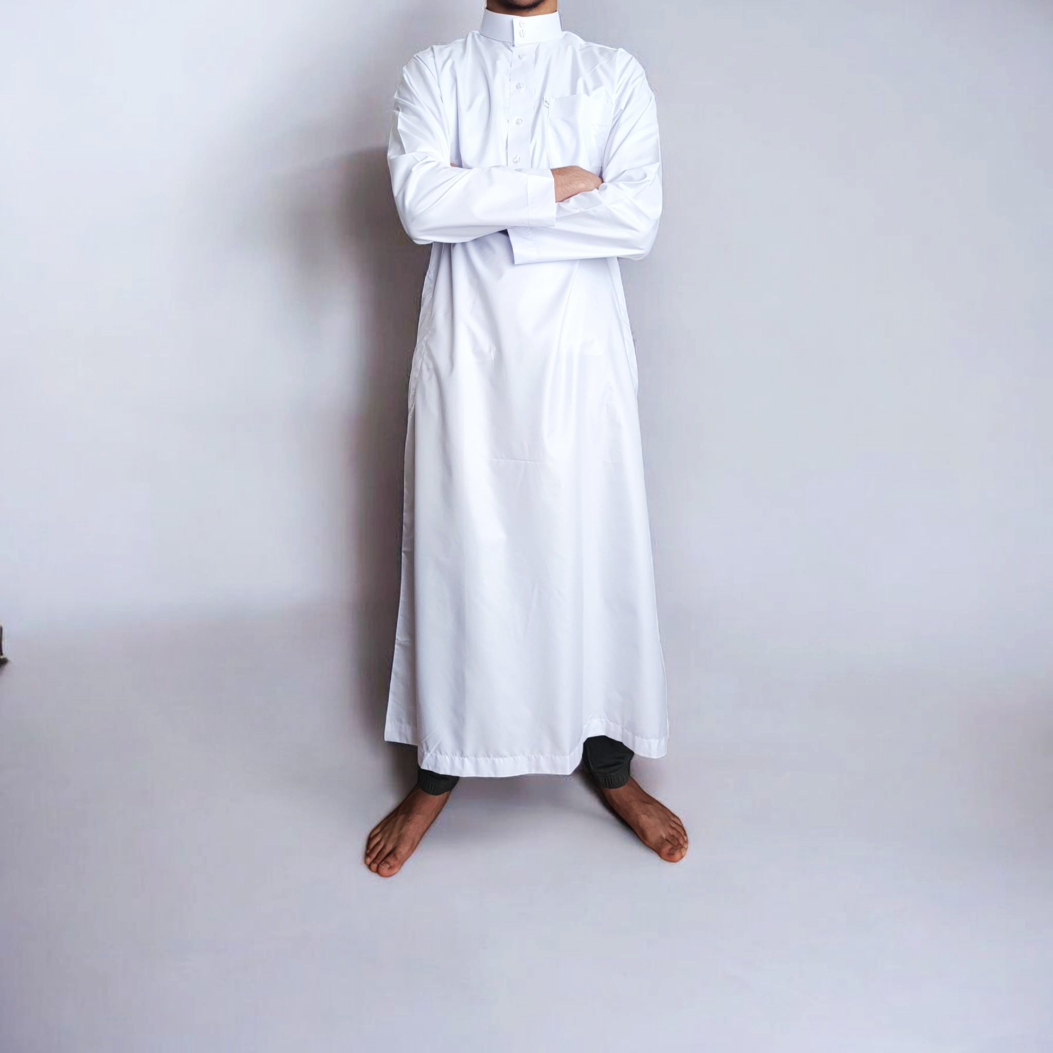 Qamis Qatari Blanc