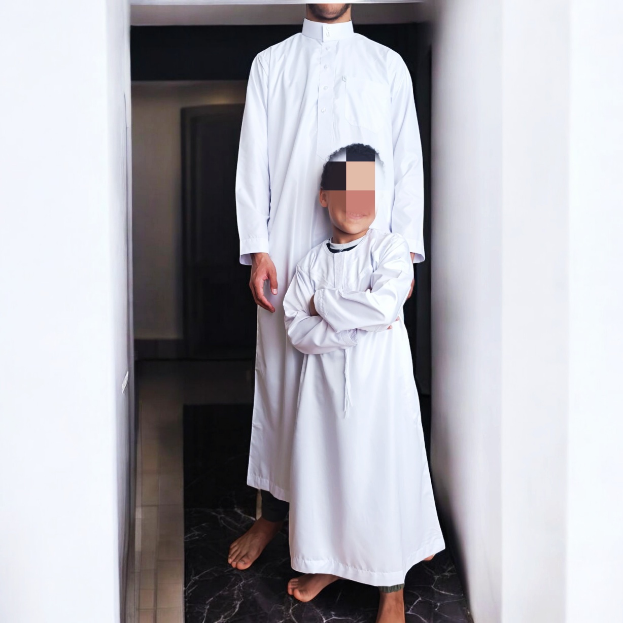Qamis Qatari Blanc