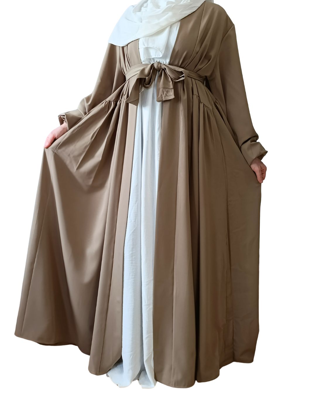 Kimono Beige Manches Ballon