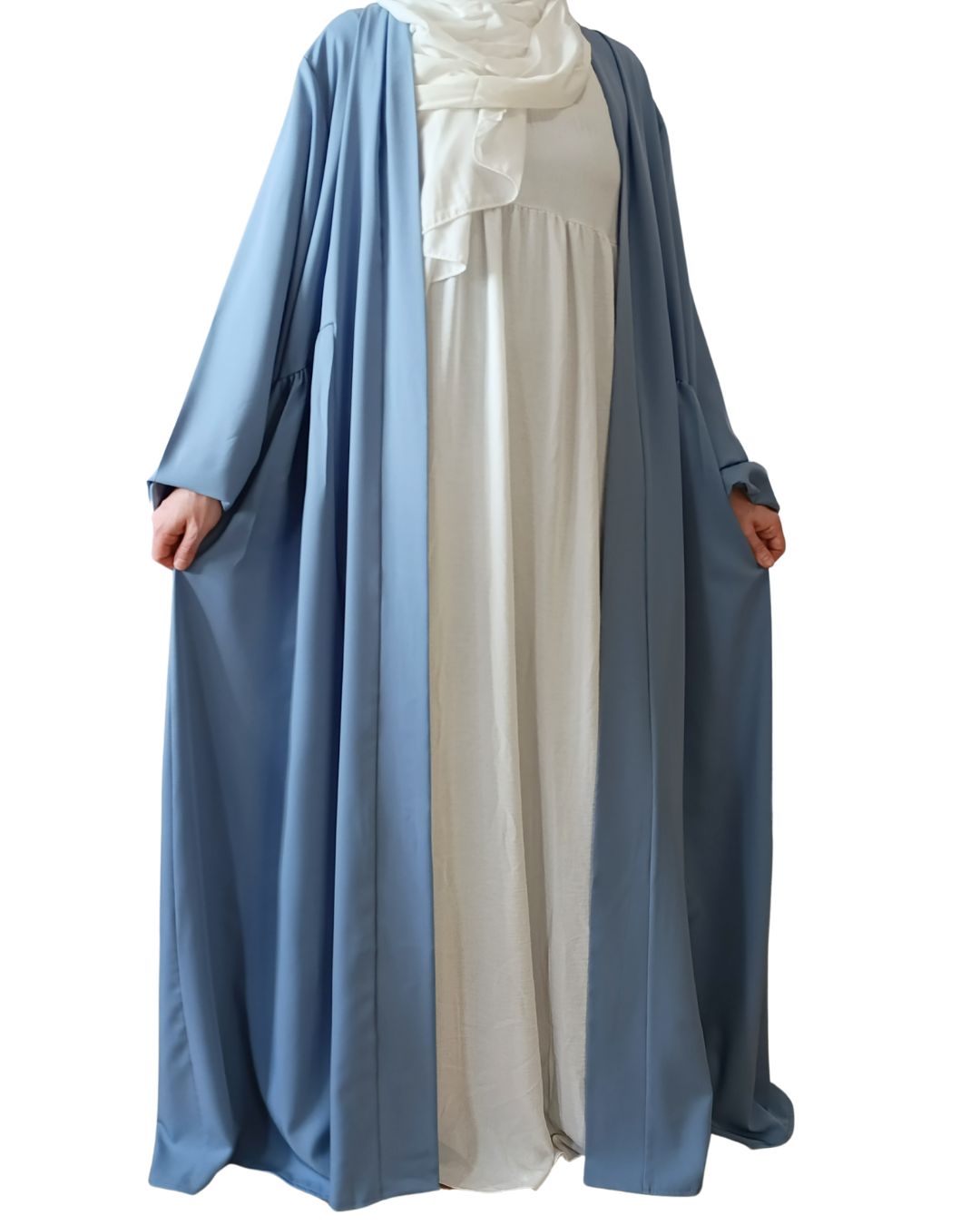 Kimono Bleu Jean Manches Ballon