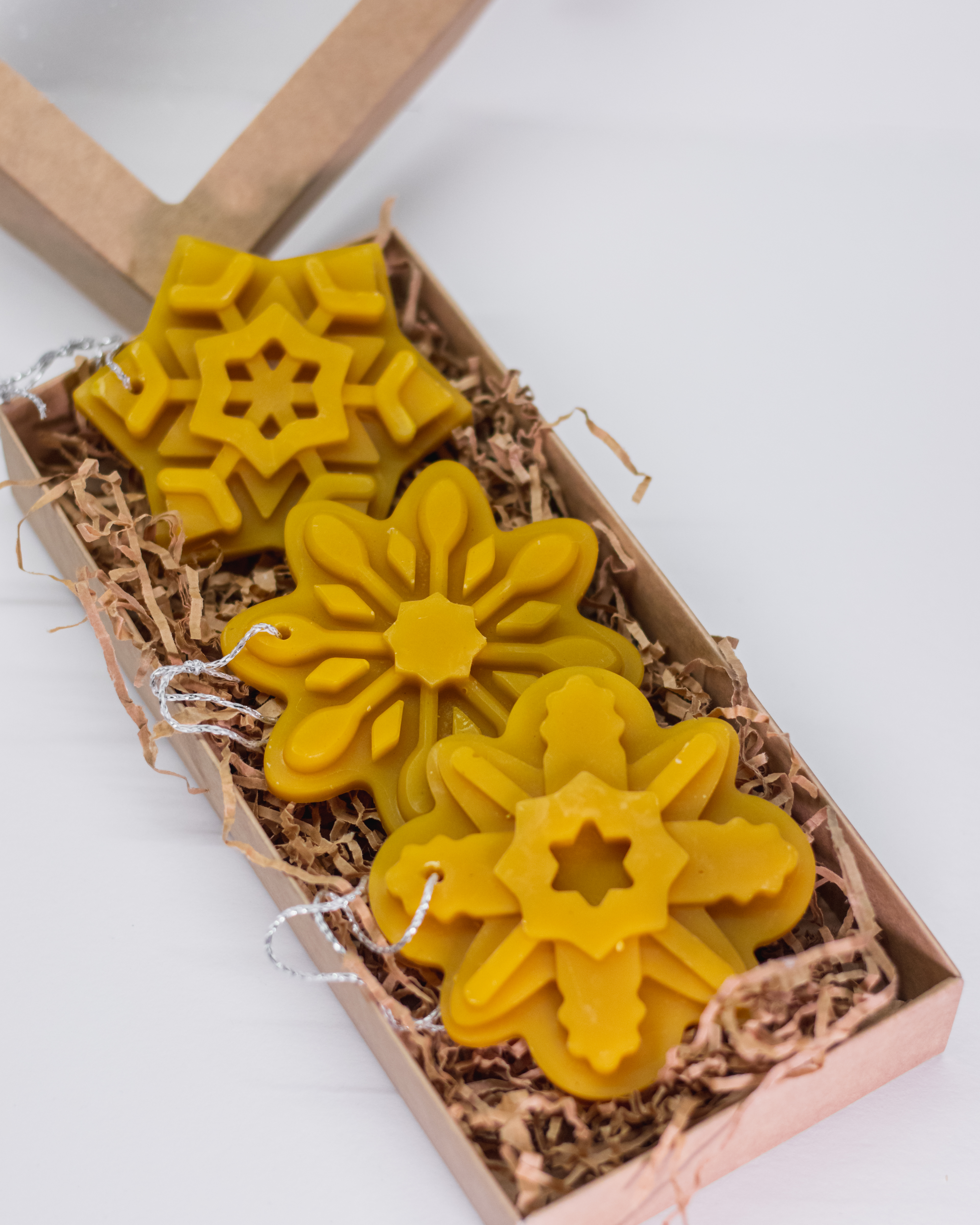 Kalėdiniai eglutės žaisliukai "Snaigės"