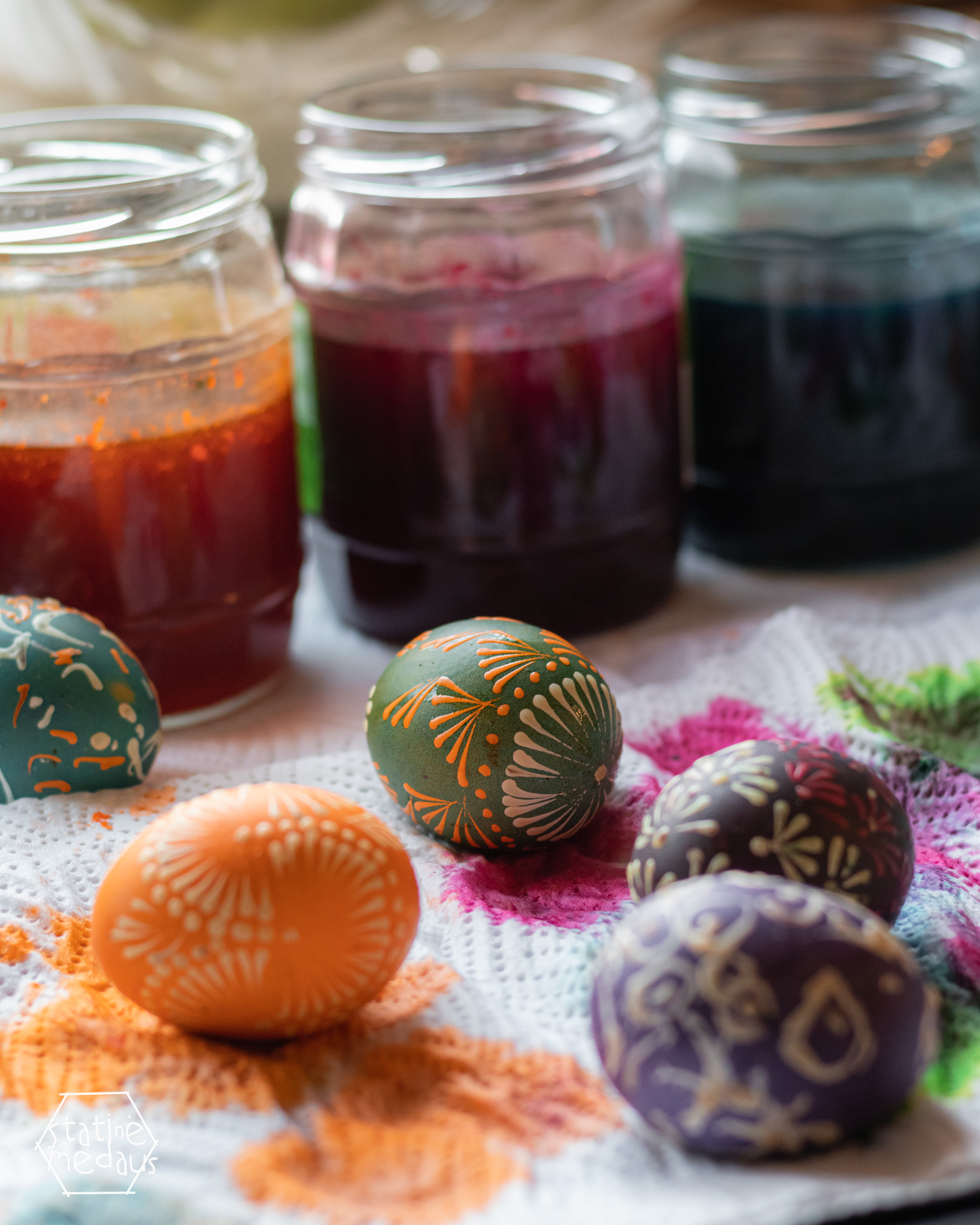 Kiaušinių marginimo rinkinys (natūralus)